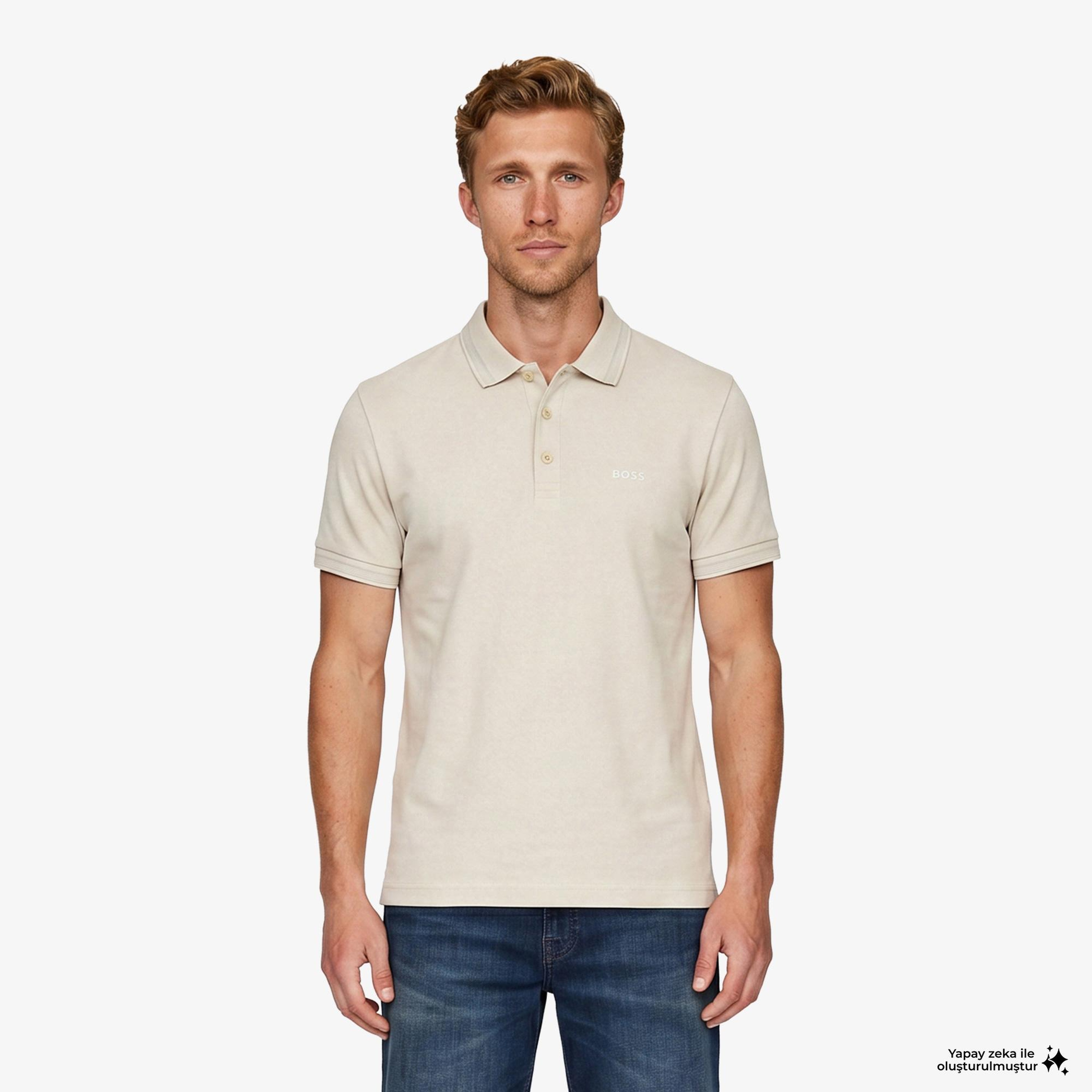 Boss Paddy Erkek Bej Polo