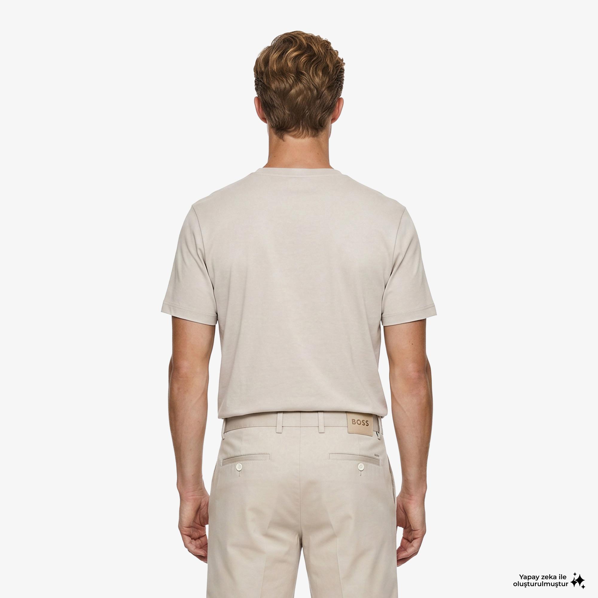 Boss Tchup Erkek Gri T-Shirt