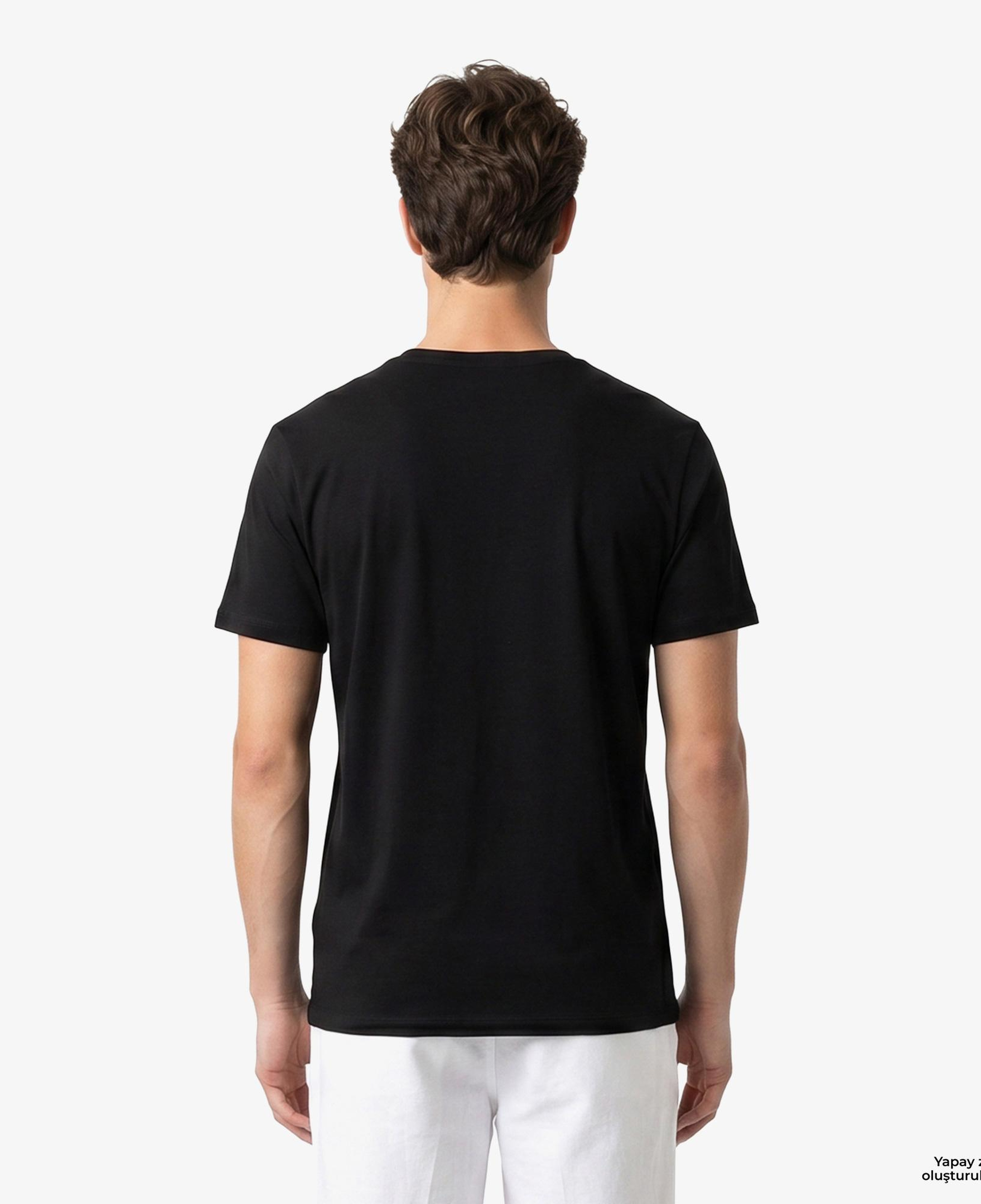 Boss 2'li Modern Erkek Siyah T-Shirt