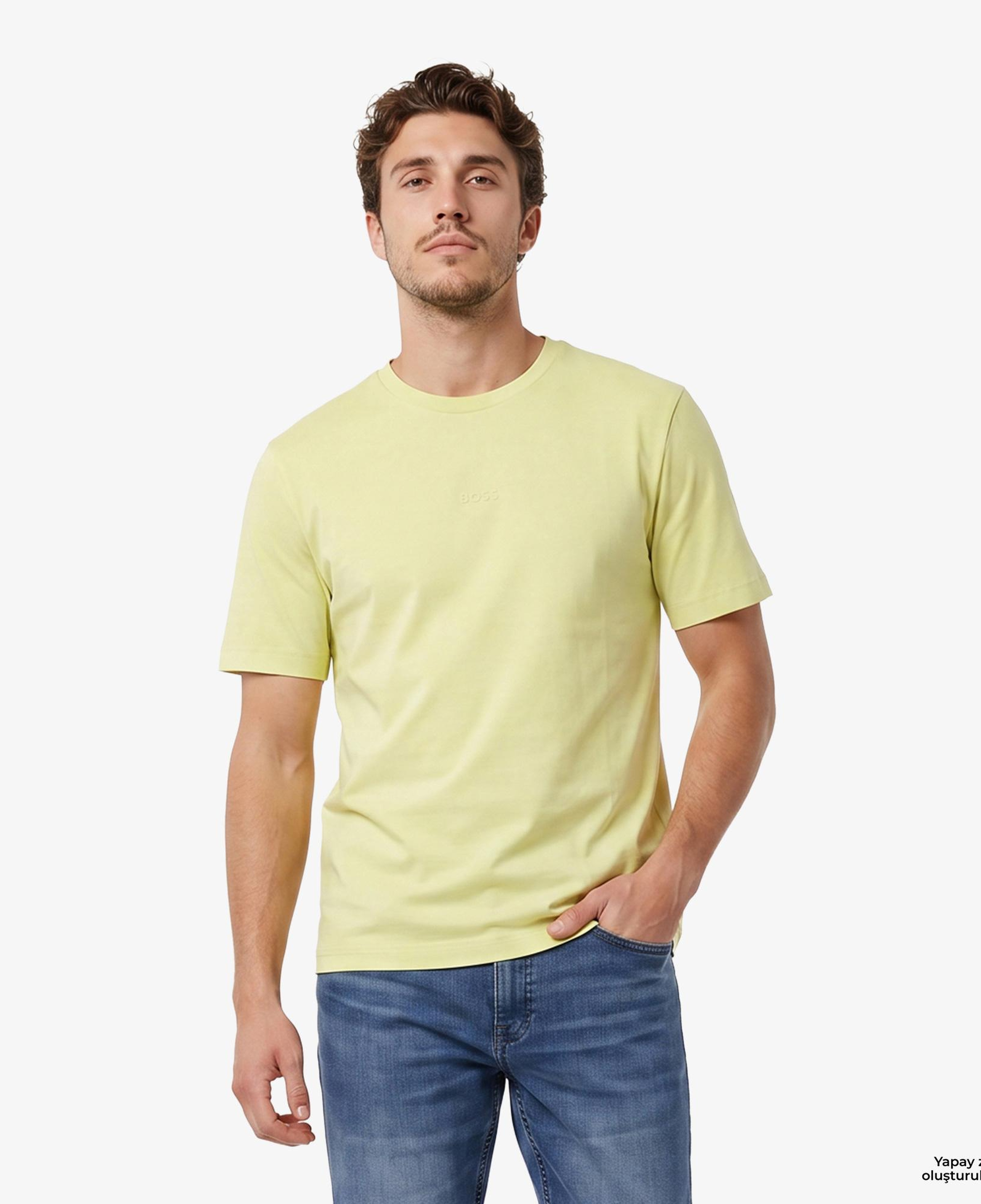 Boss Tchup Erkek Bej T-Shirt