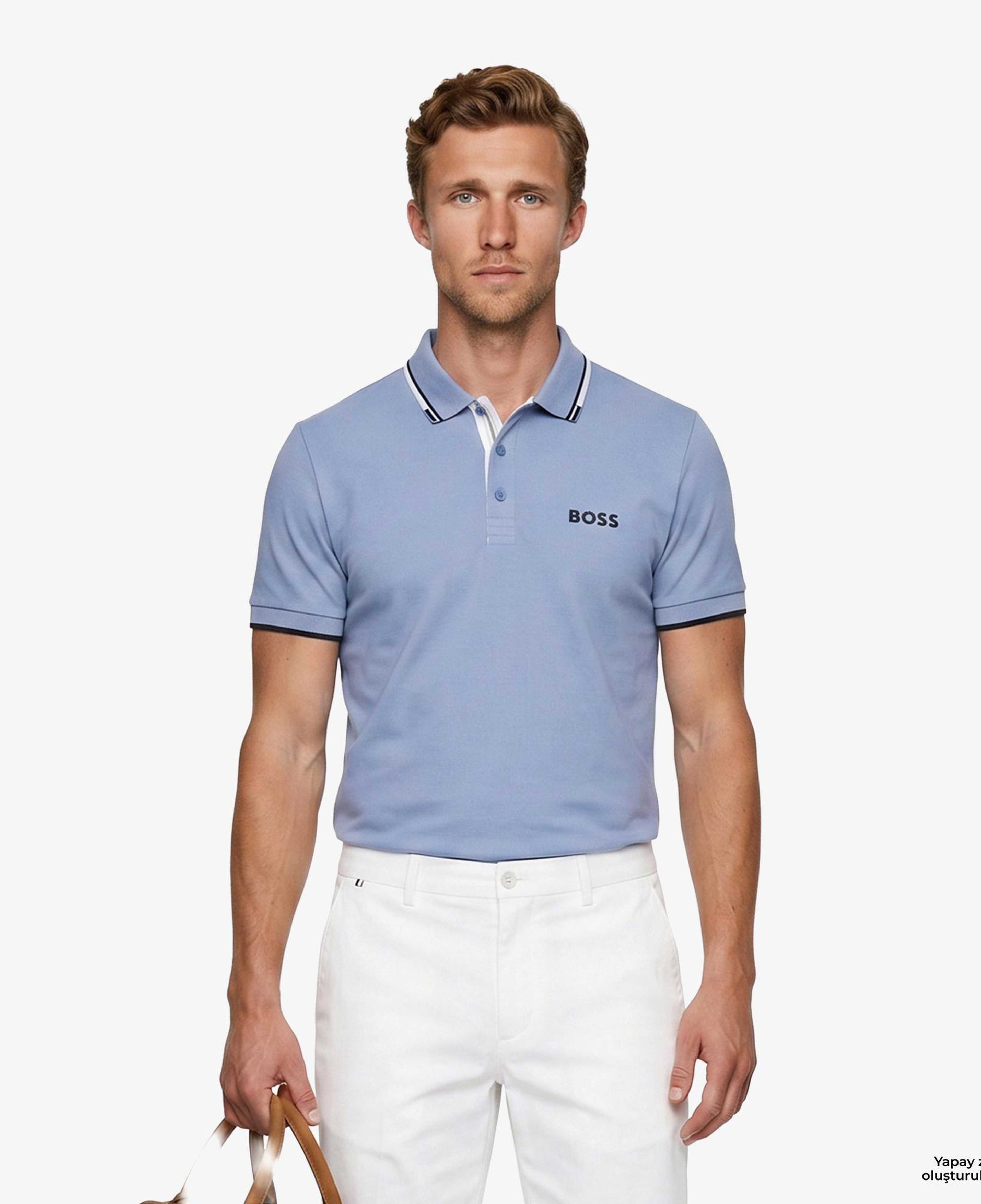 Boss Paddy Pro Erkek Mavi Polo