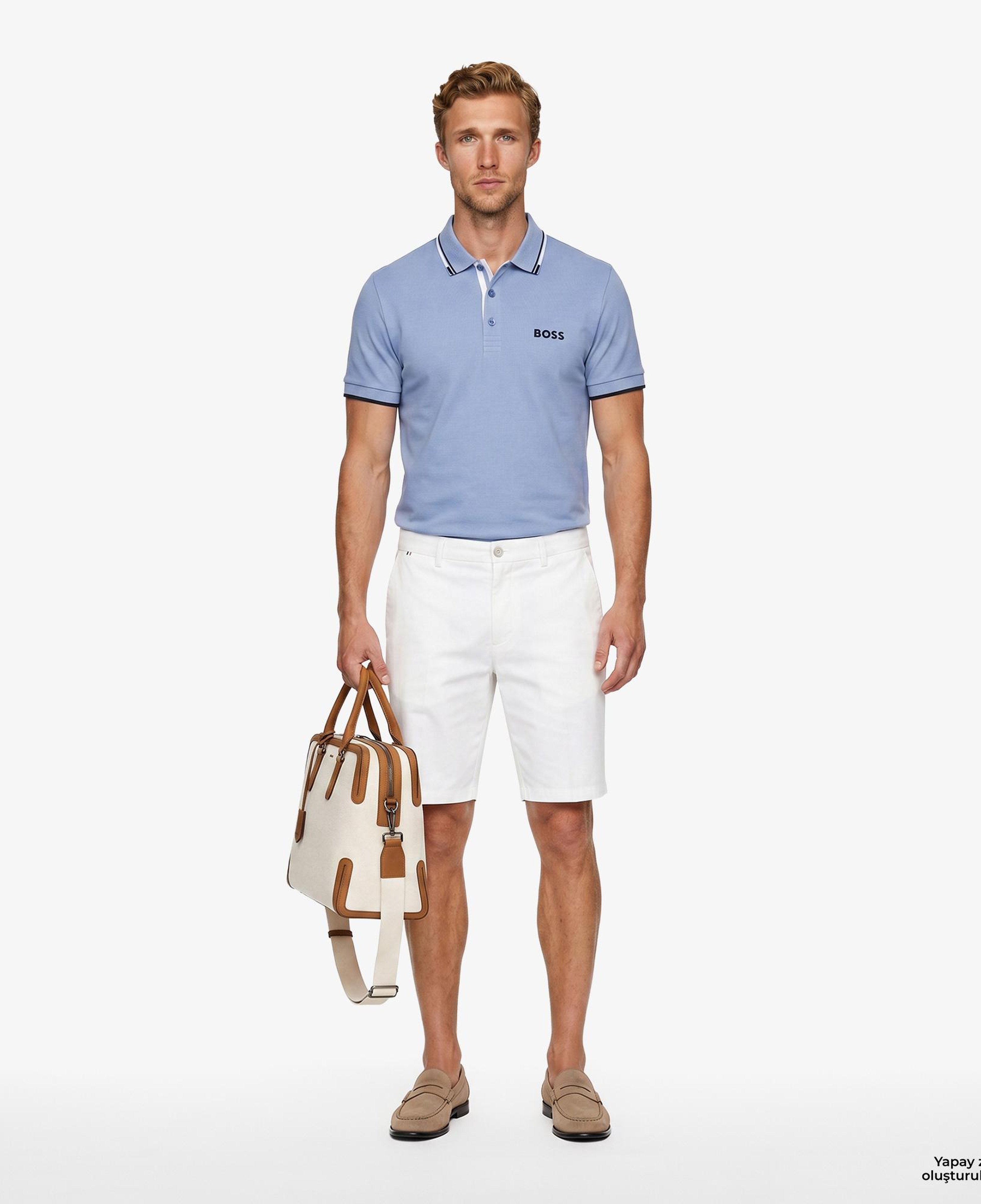 Boss Paddy Pro Erkek Mavi Polo