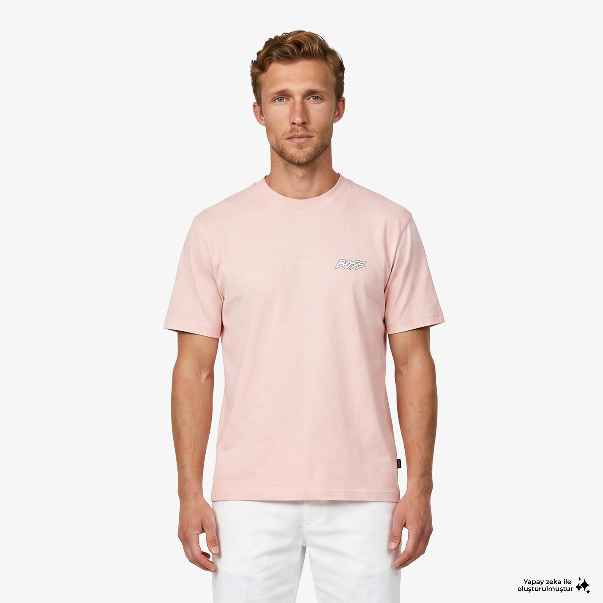 Boss Surf Wash Erkek Pembe T-Shirt
