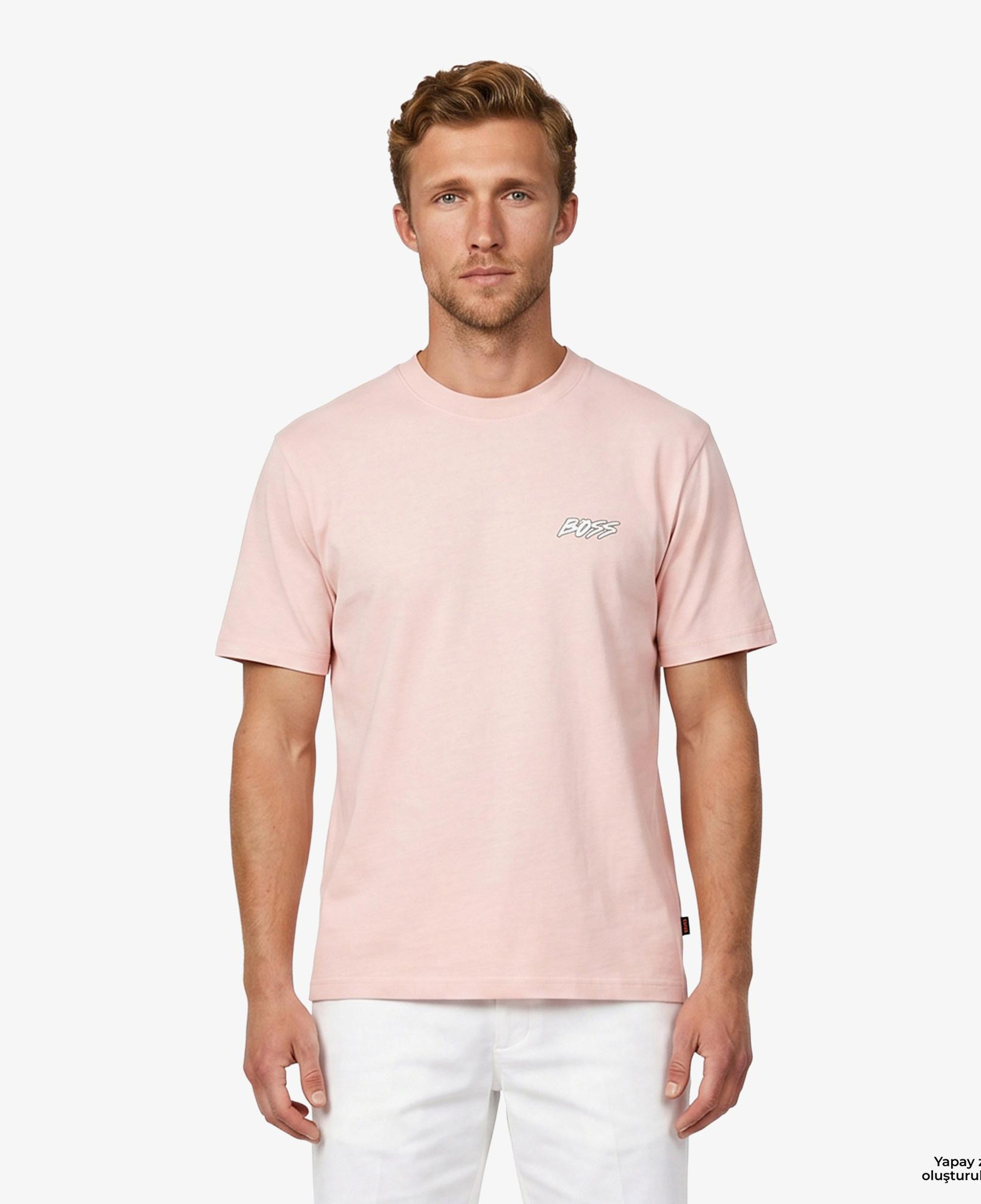 Boss Surf Wash Erkek Pembe T-Shirt