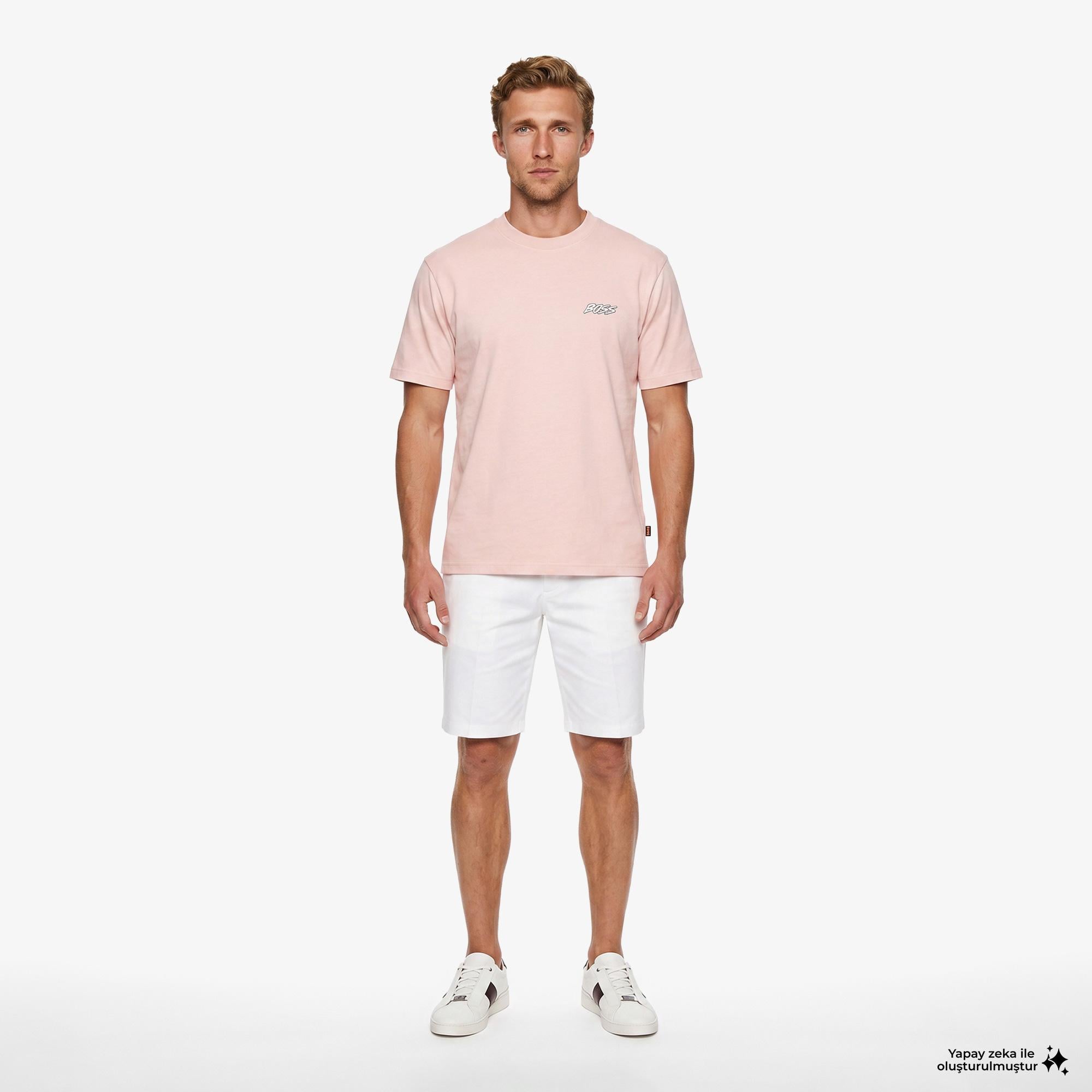 Boss Surf Wash Erkek Pembe T-Shirt