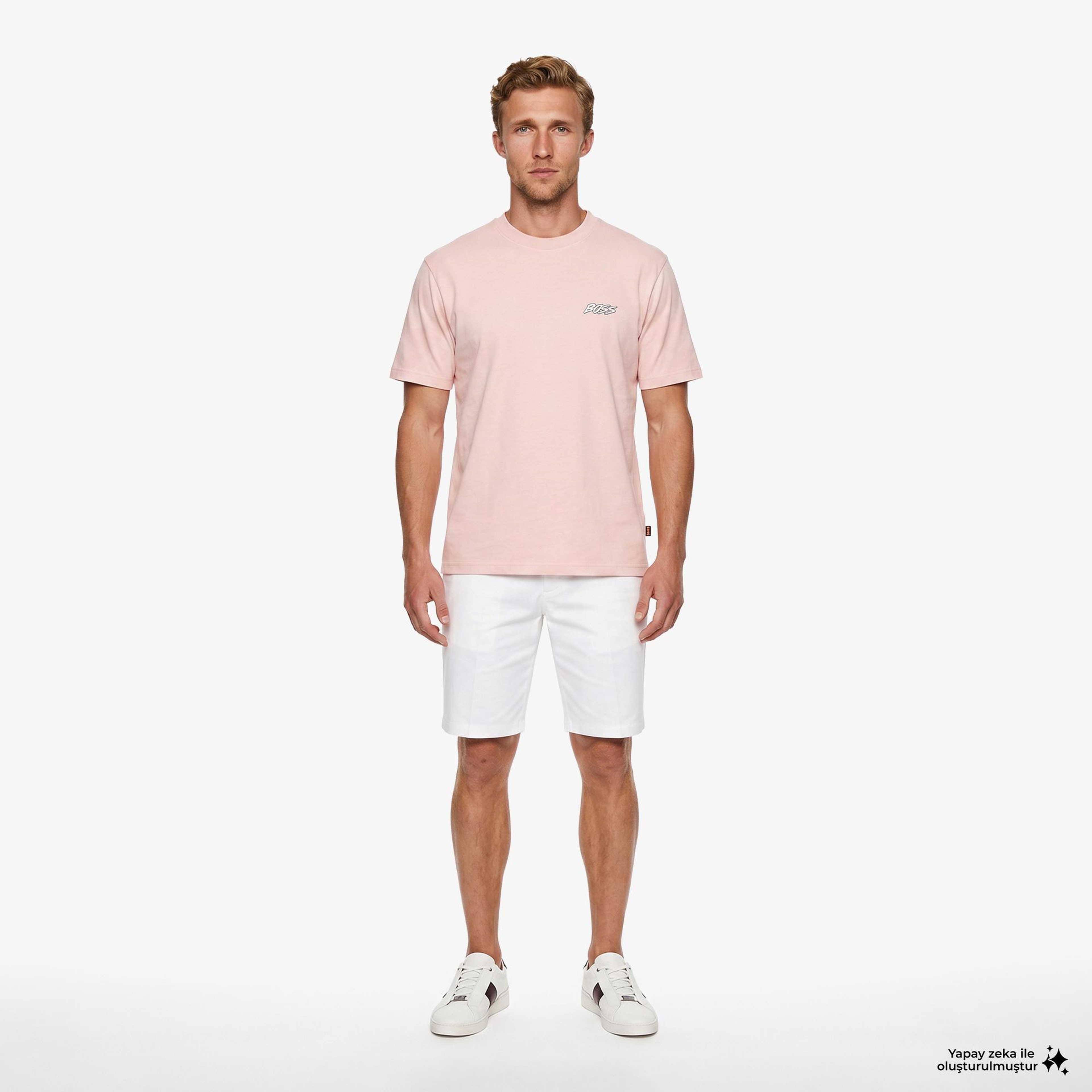 Boss Surf Wash Erkek Pembe T-Shirt