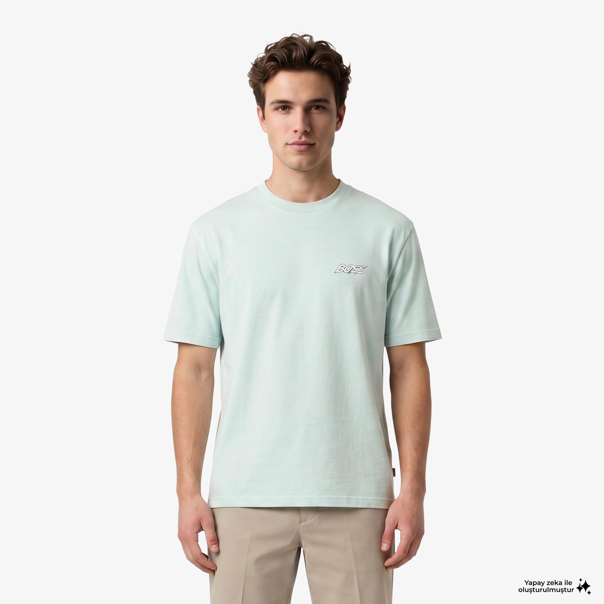 Boss Surf Wash Erkek Mavi T-Shirt