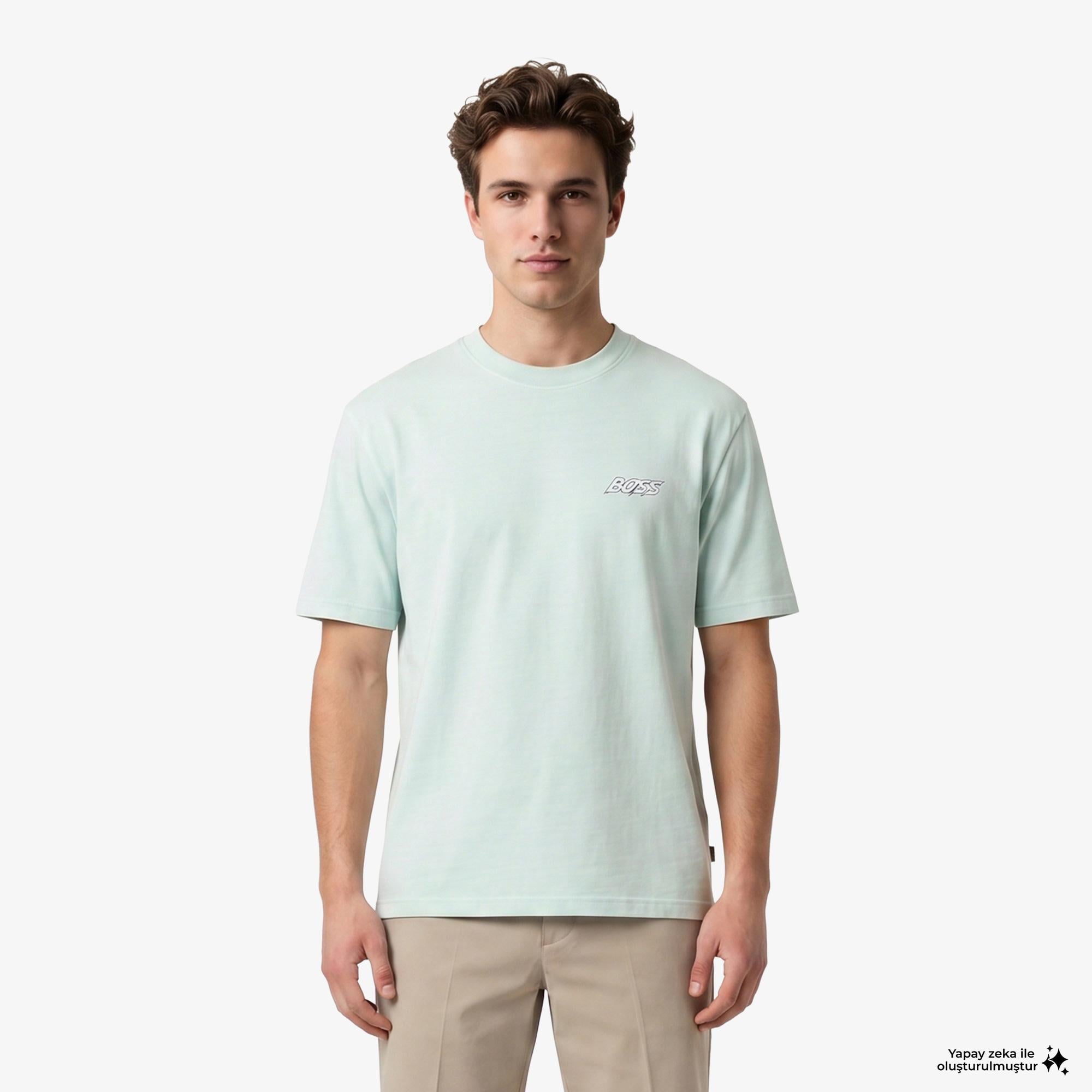 Boss Surf Wash Erkek Mavi T-Shirt