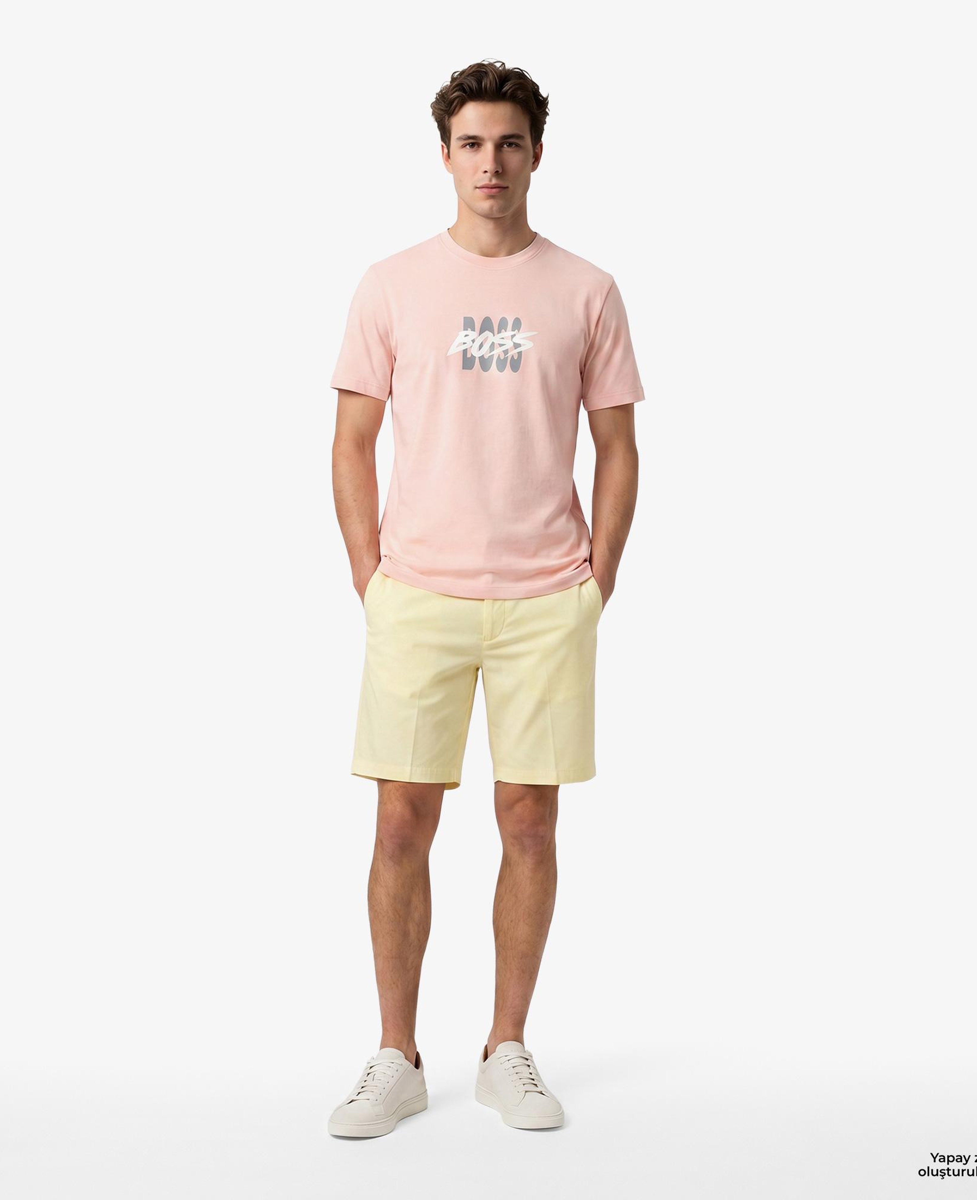 Boss Bass Erkek Pembe T-Shirt