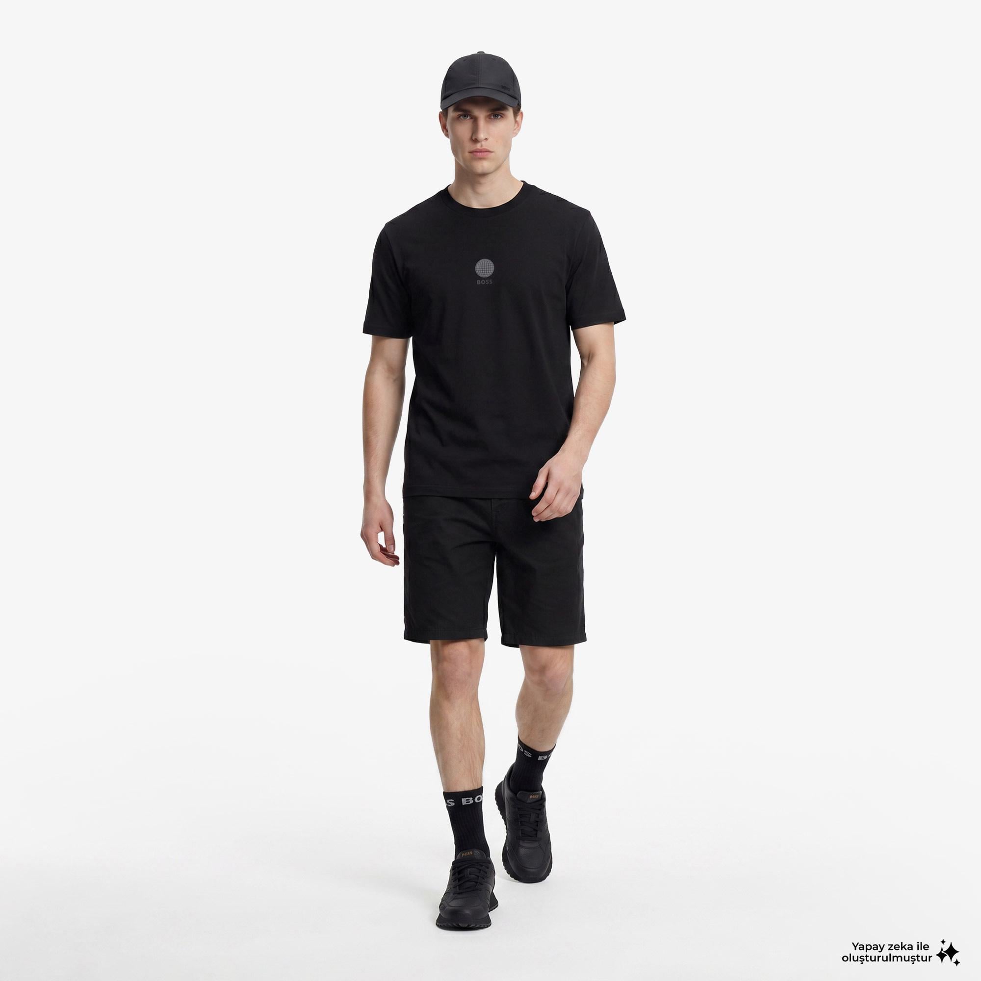 Boss Tapered Erkek Siyah Pantolon
