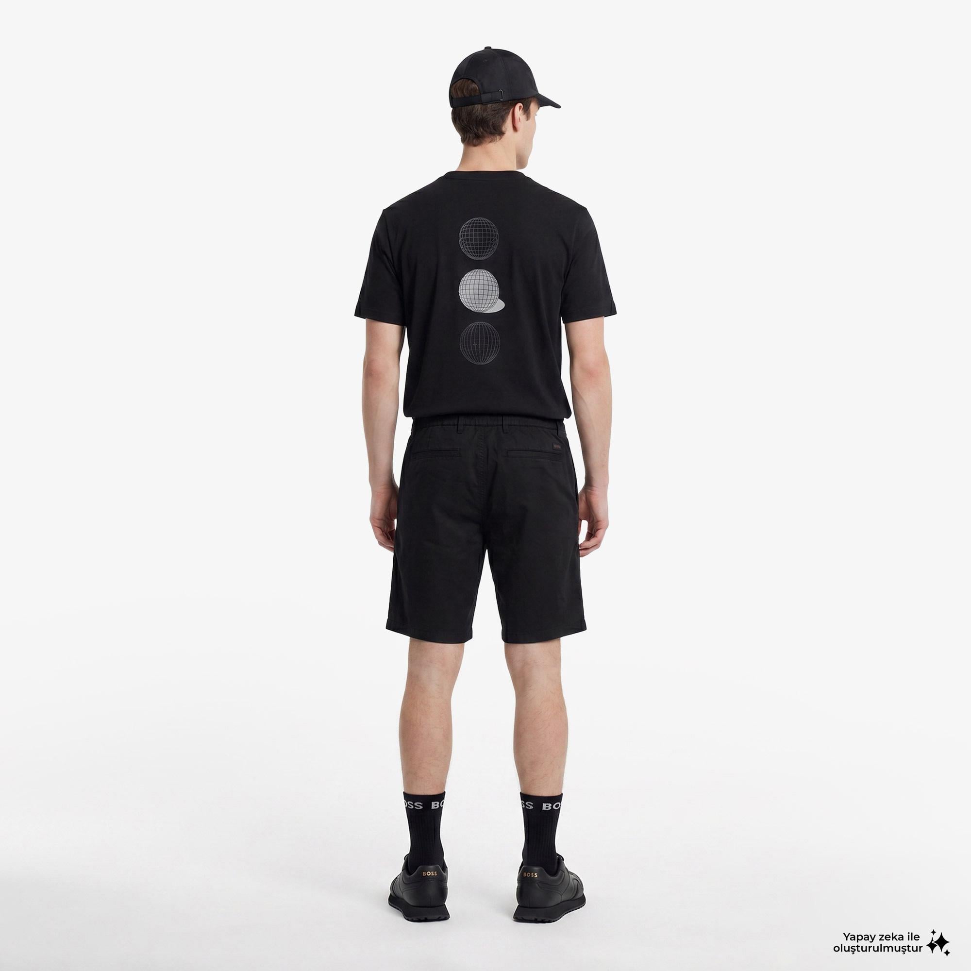 Boss Tapered Erkek Siyah Pantolon