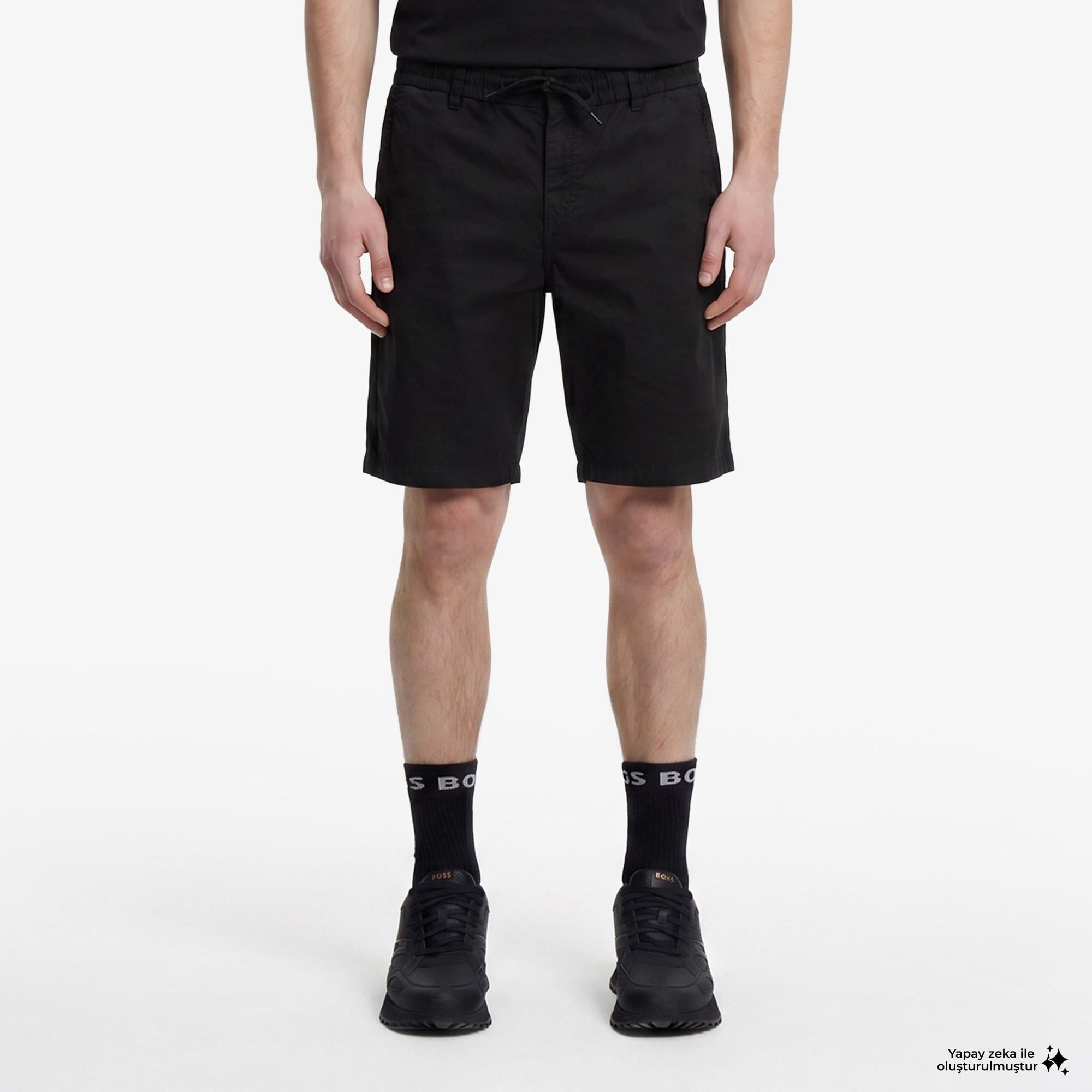Boss Tapered Erkek Siyah Pantolon