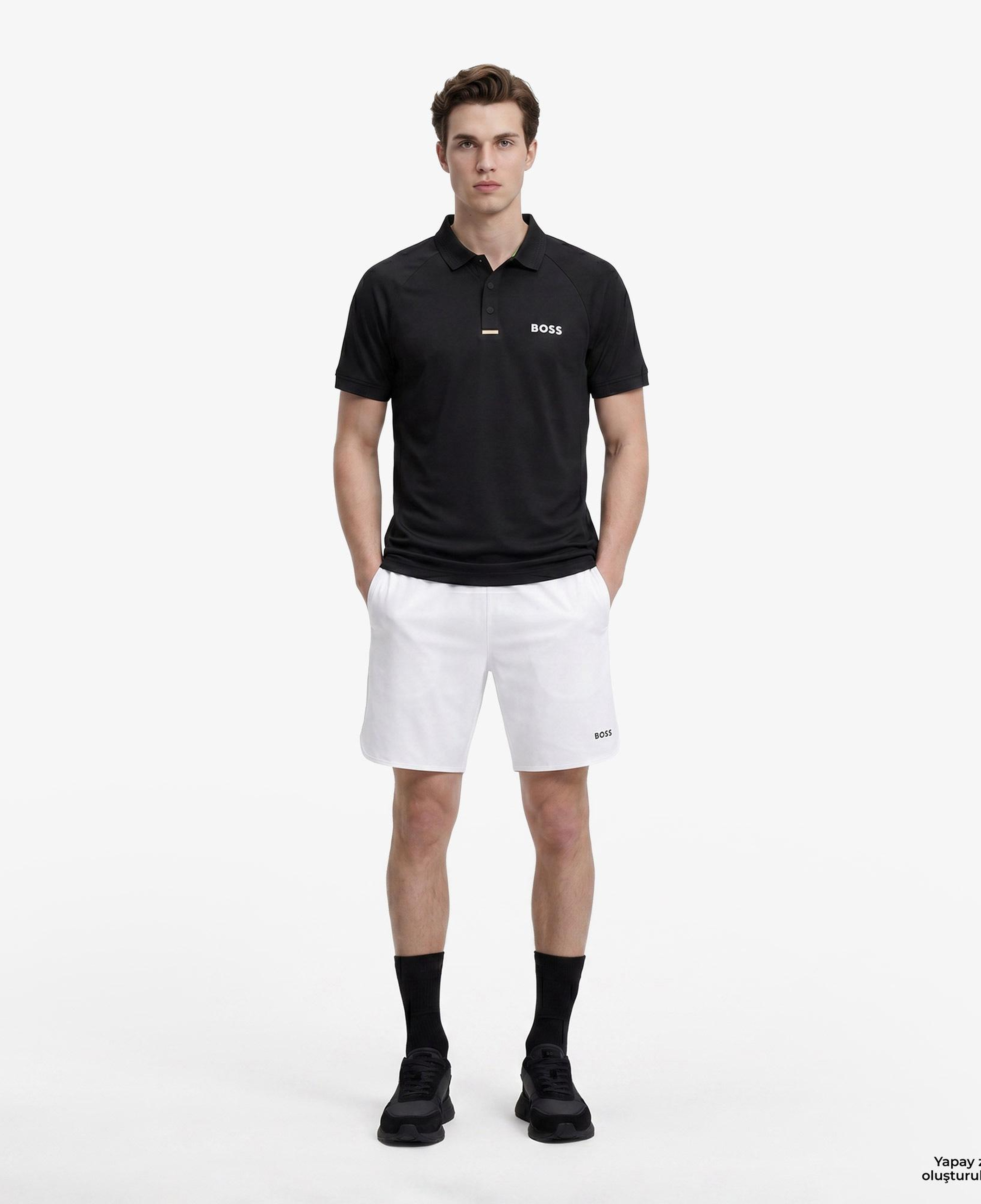 Boss Paddytech Erkek Siyah Polo