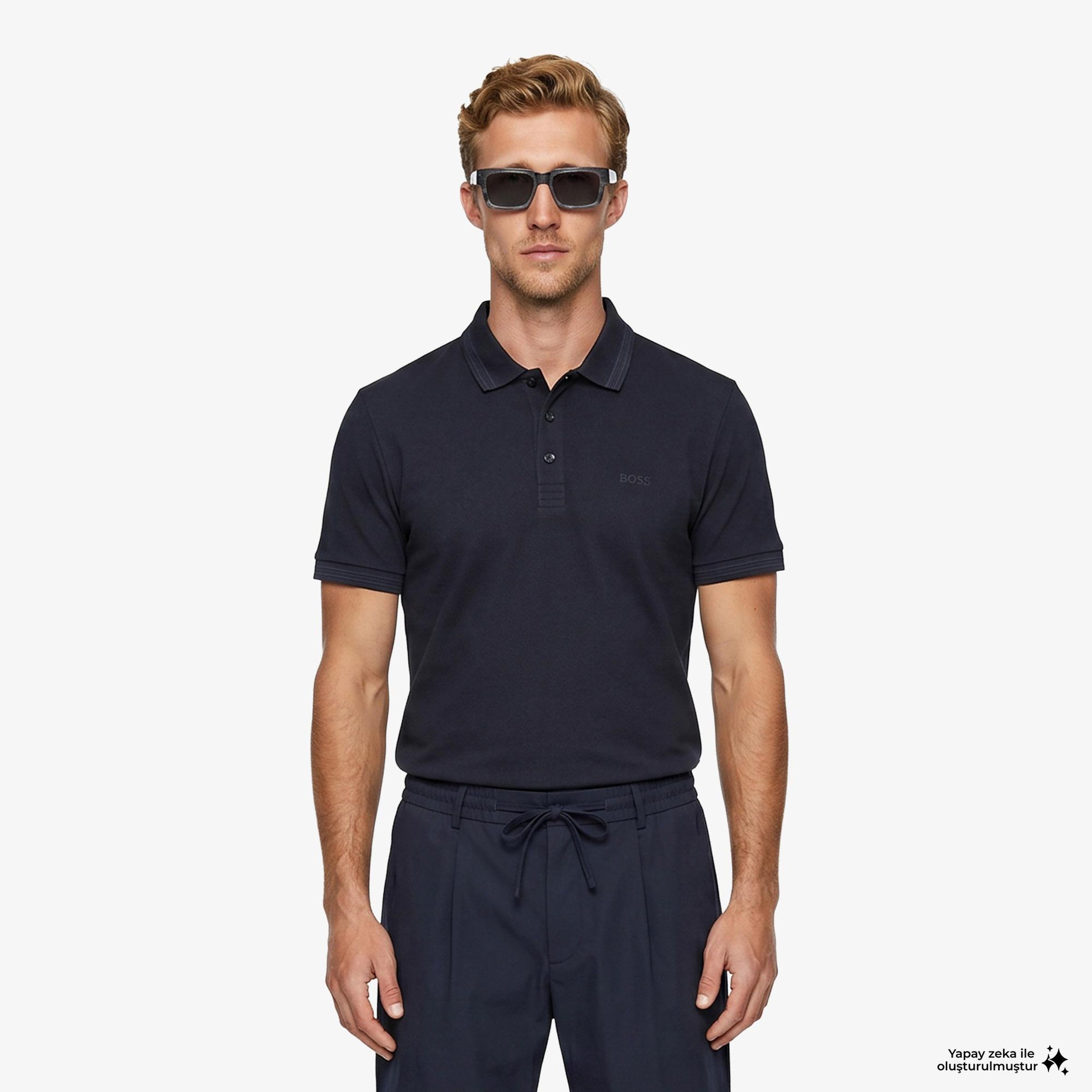 Boss Paddy Erkek Lacivert Polo