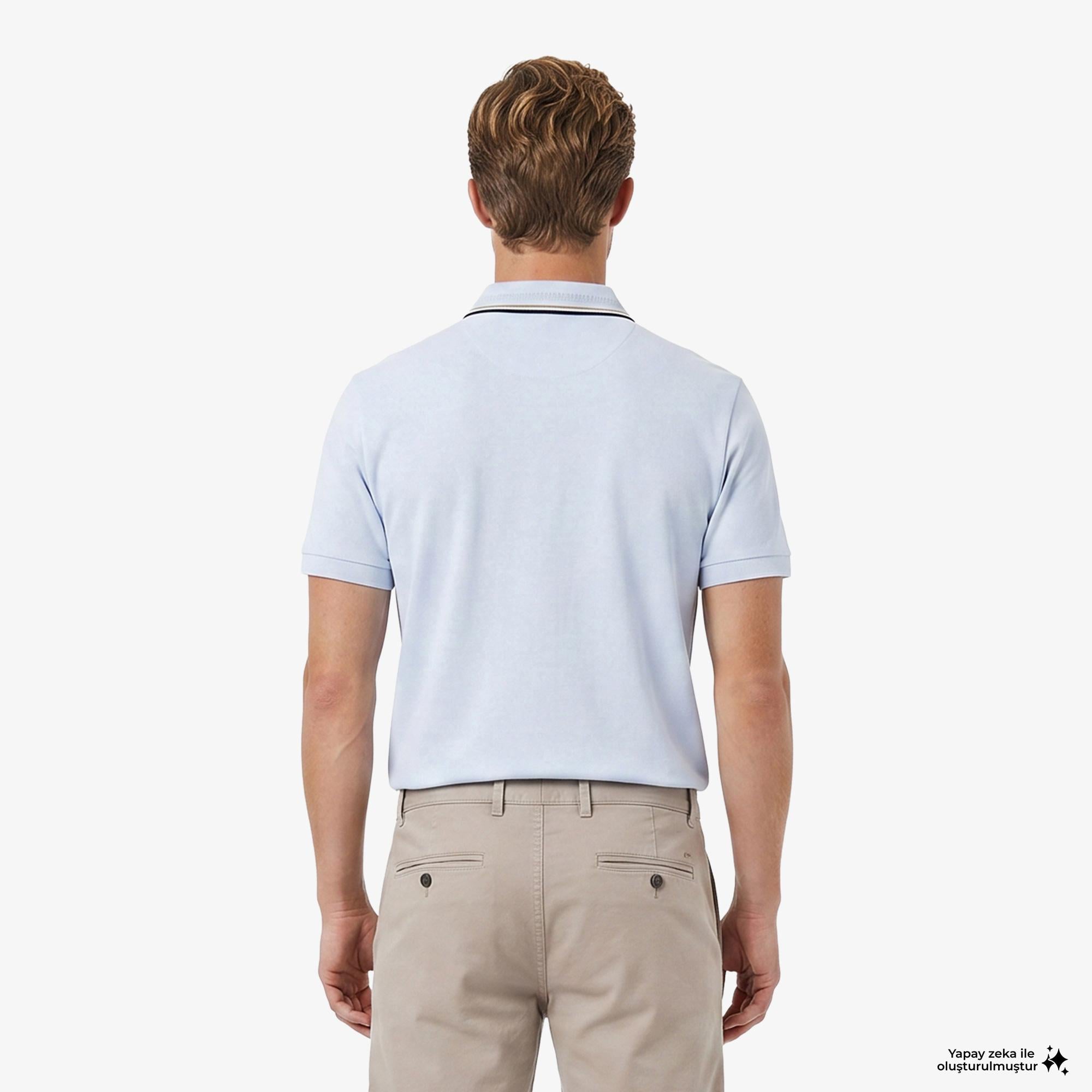 Boss Birdie Paule Erkek Mavi Polo