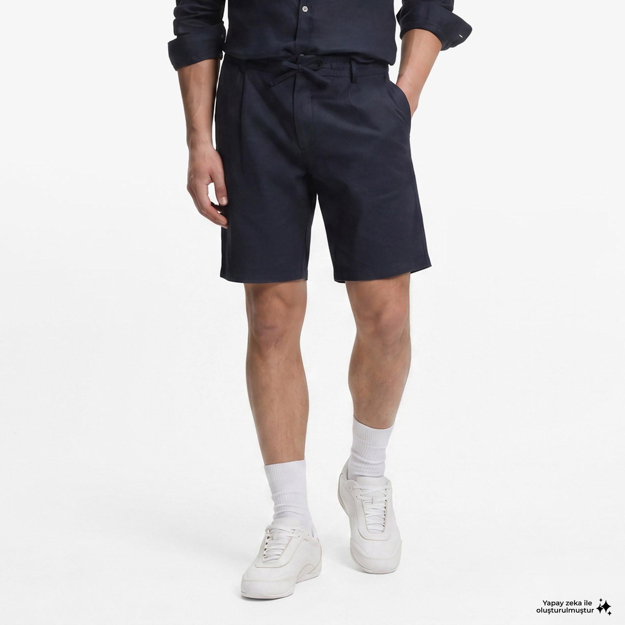 Boss Tapered Erkek Lacivert Pantolon