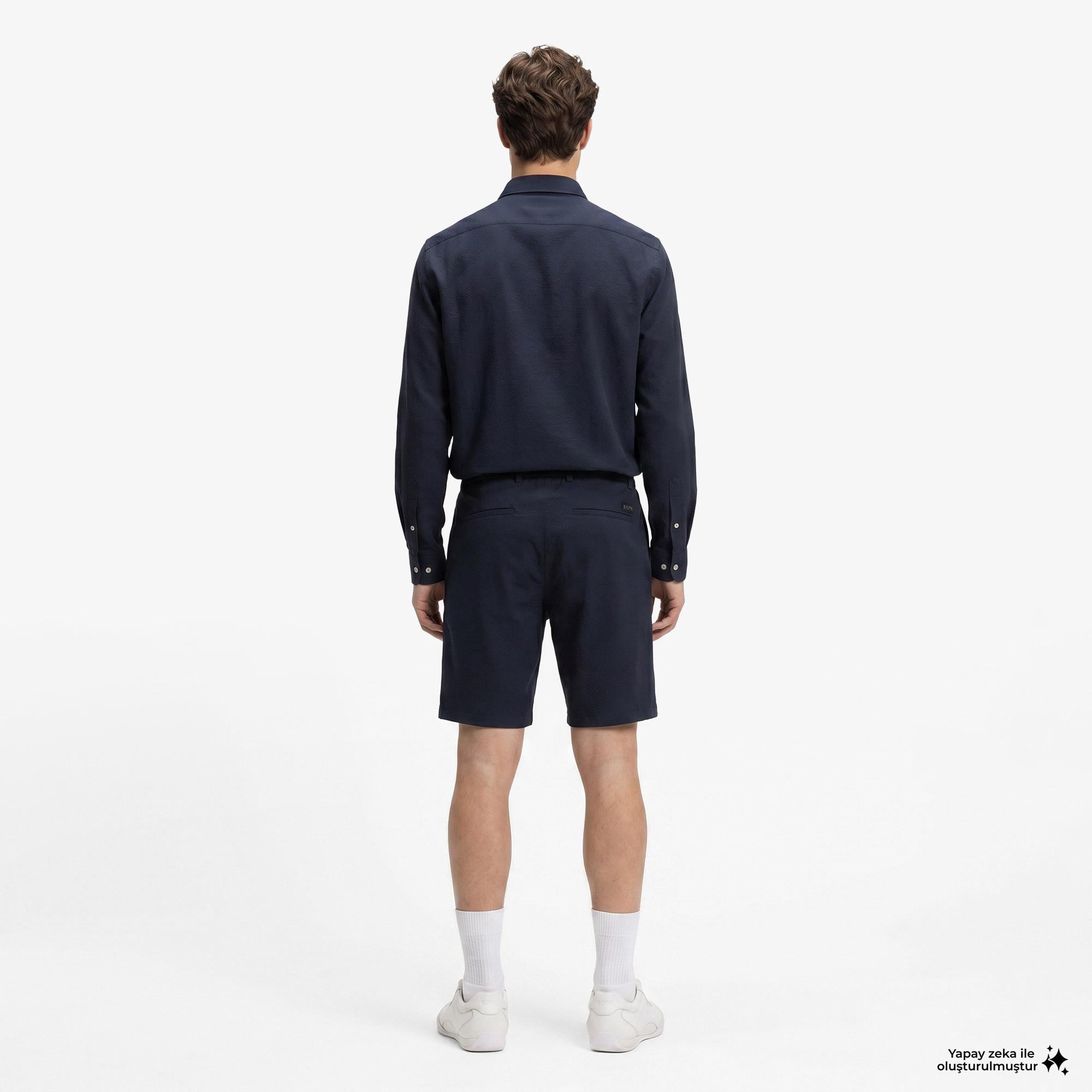 Boss Tapered Erkek Lacivert Pantolon