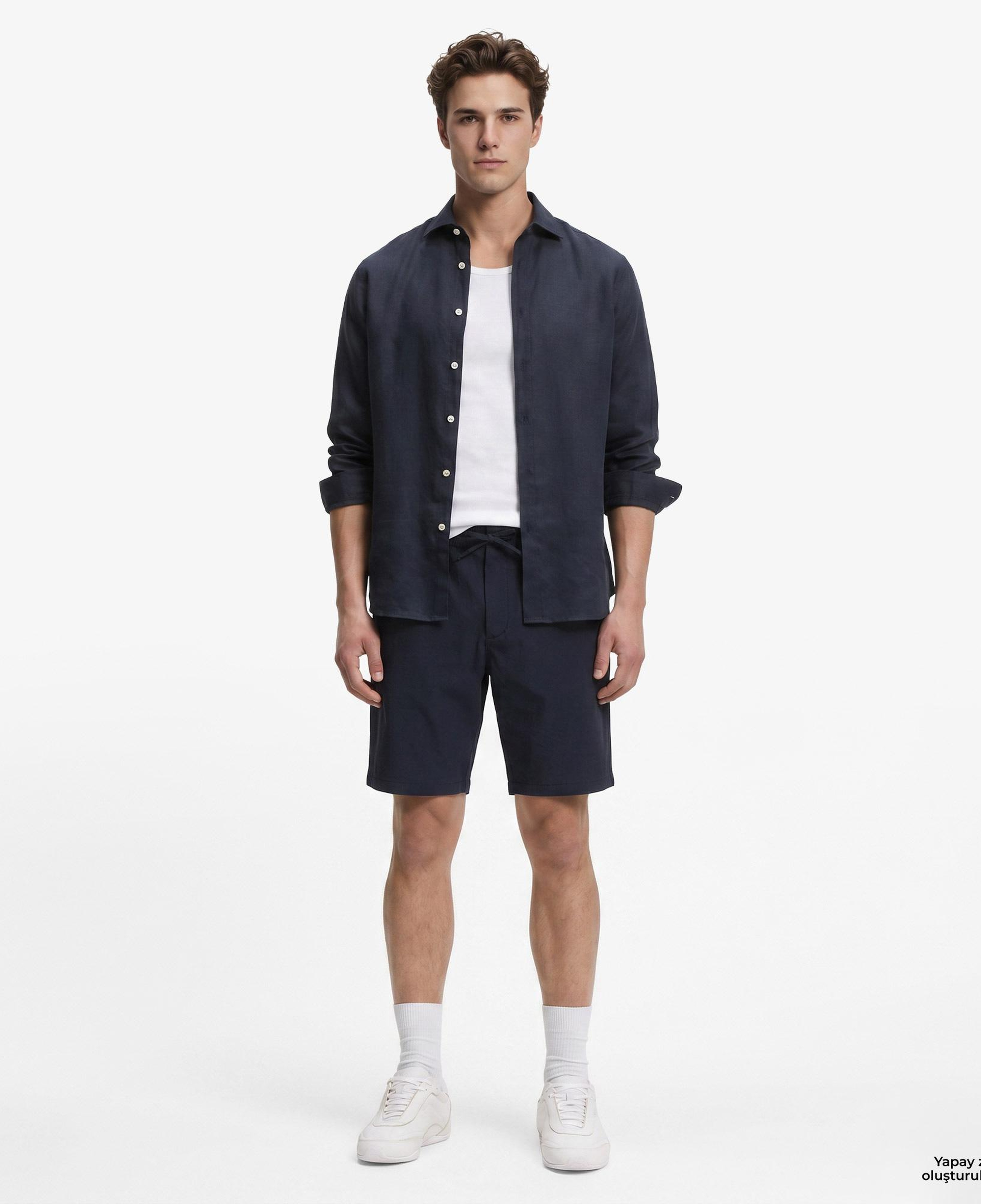 Boss Tapered Erkek Lacivert Pantolon