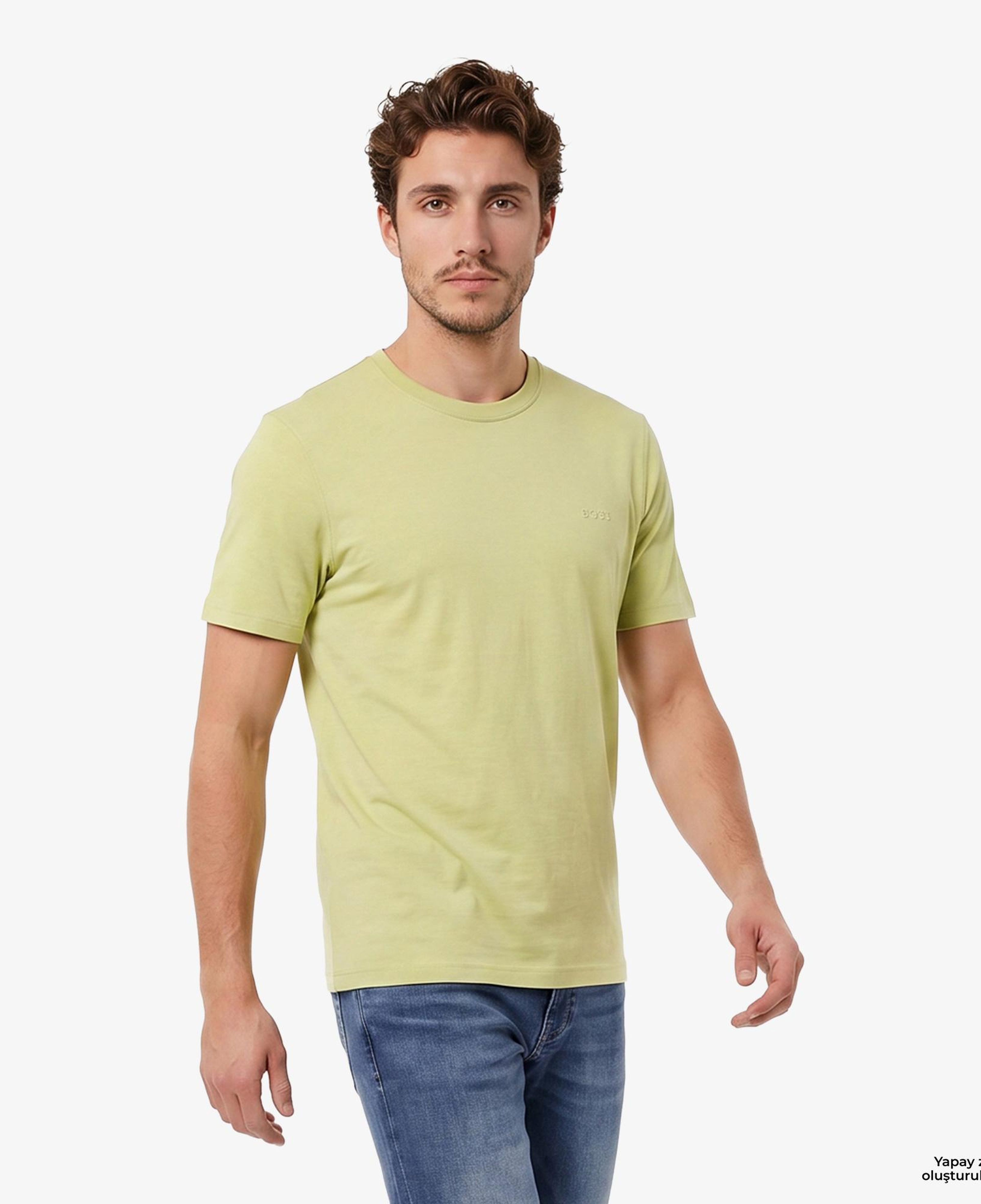 Boss Tegood Erkek Bej T-Shirt