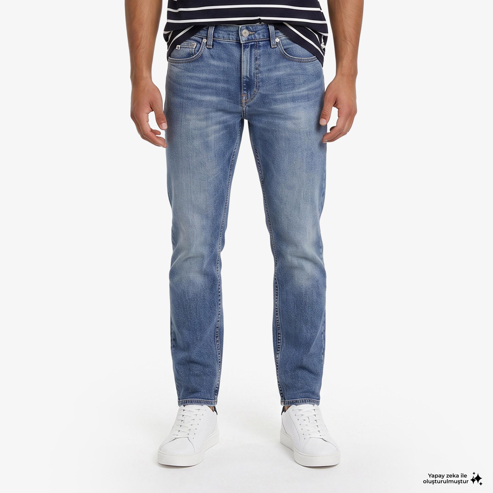 Calvin Klein Vintage Erkek Mavi Jean