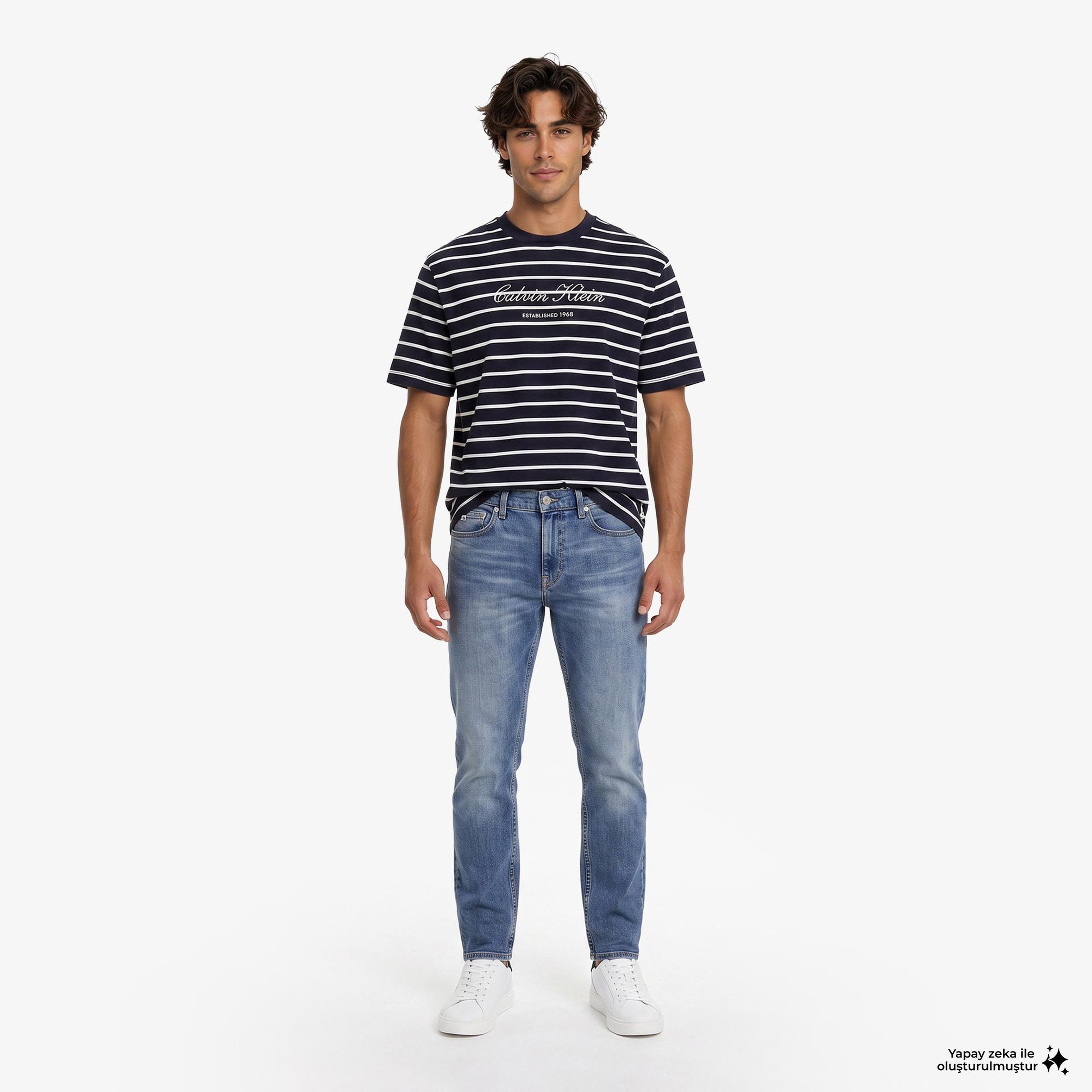 Calvin Klein Vintage Erkek Mavi Jean