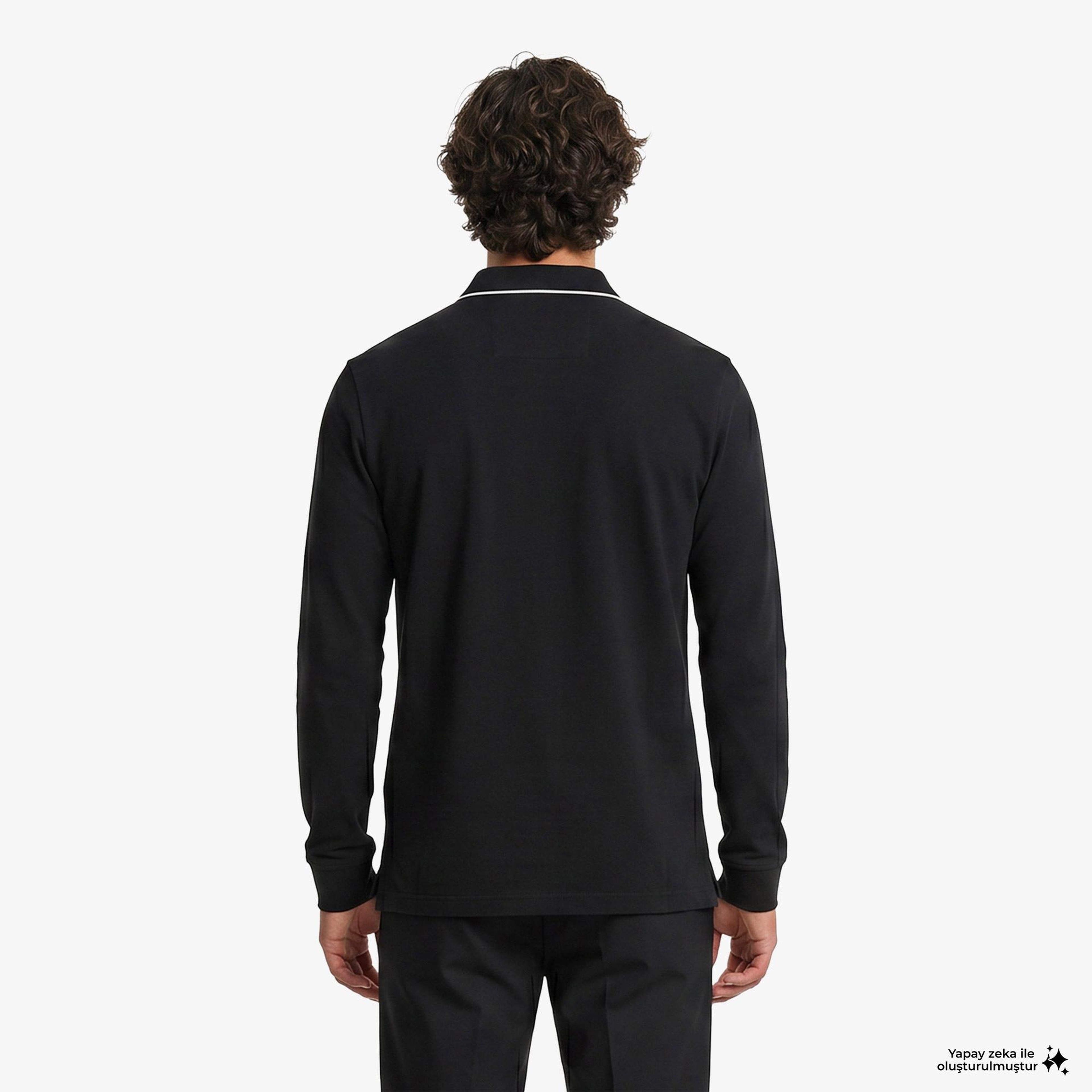 Calvin Klein Erkek Siyah Polo T-Shirt