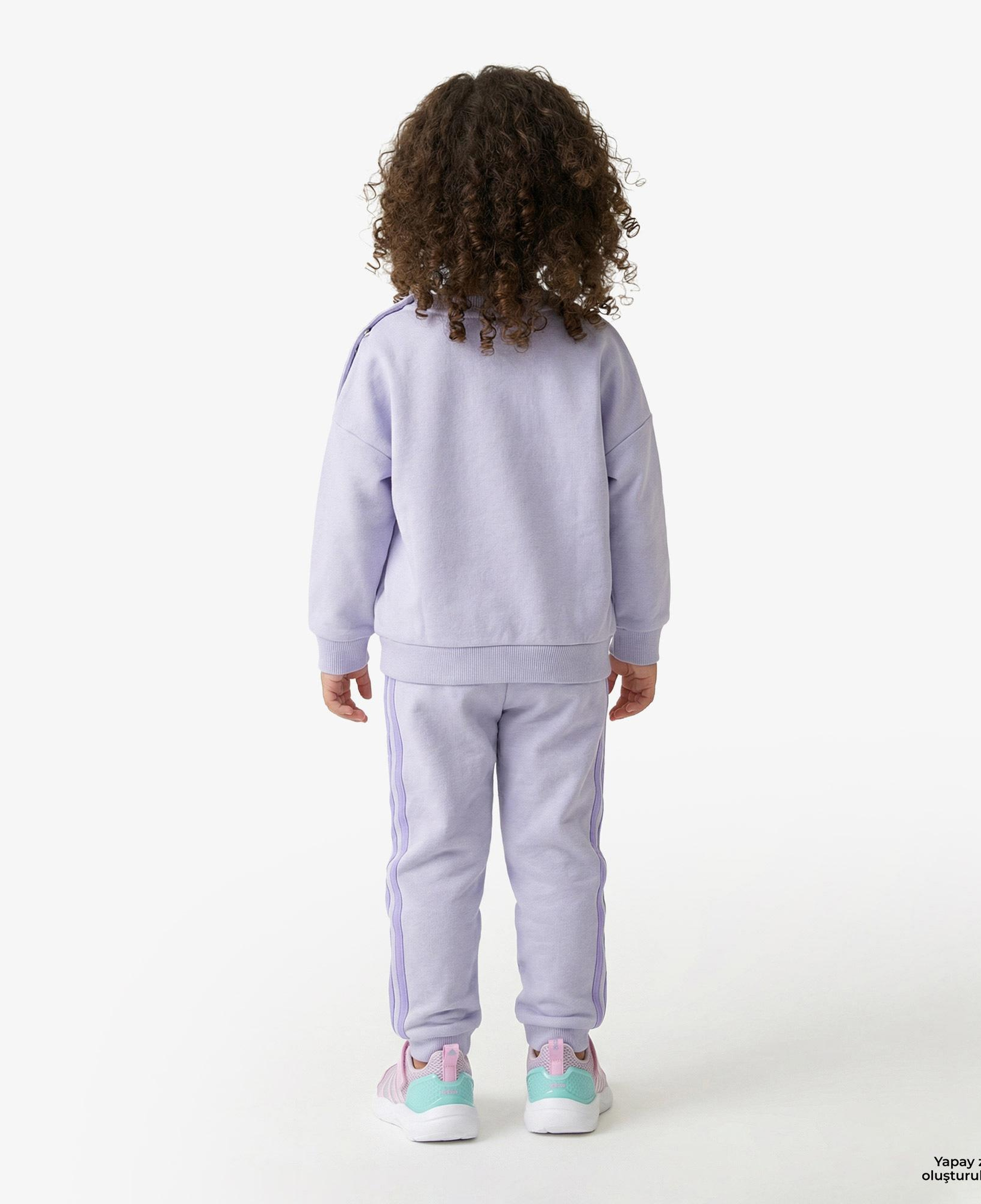 adidas x Disney Lilo & Stitch Çocuk Mor Eşofman Takımı