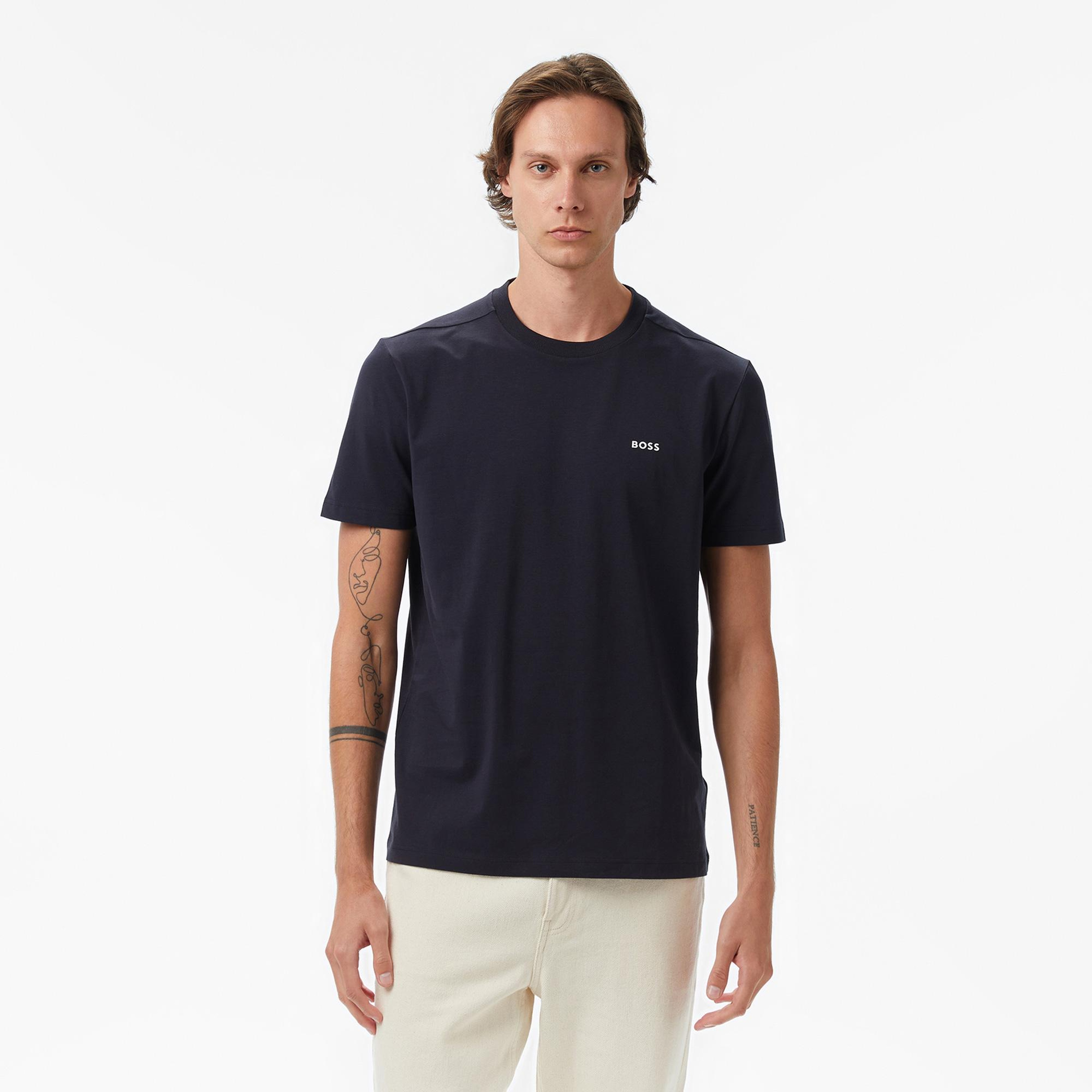 Boss Erkek Mavi T-Shirt