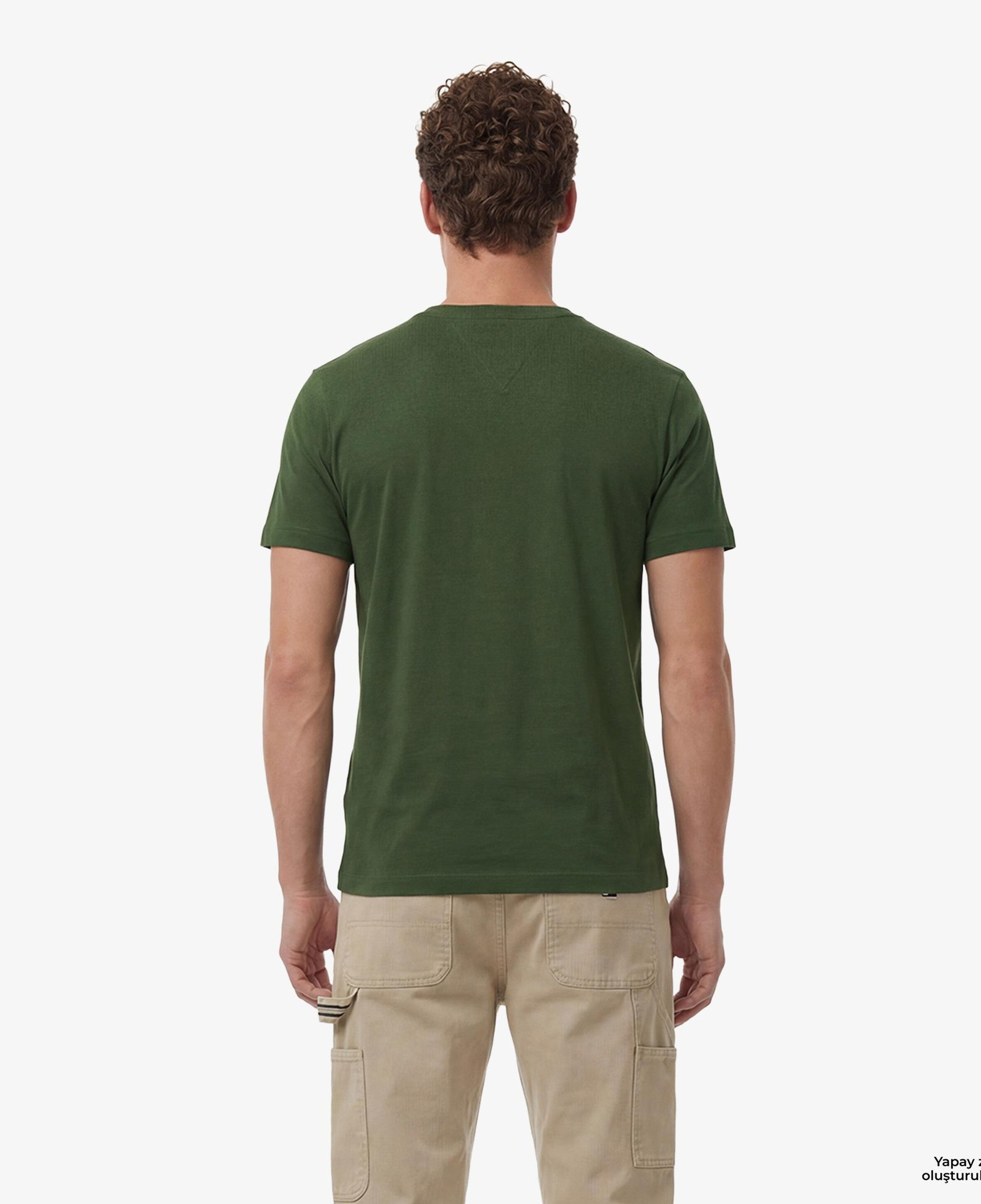 Tommy Hilfiger Core Essentials Erkek Yeşil T-Shirt