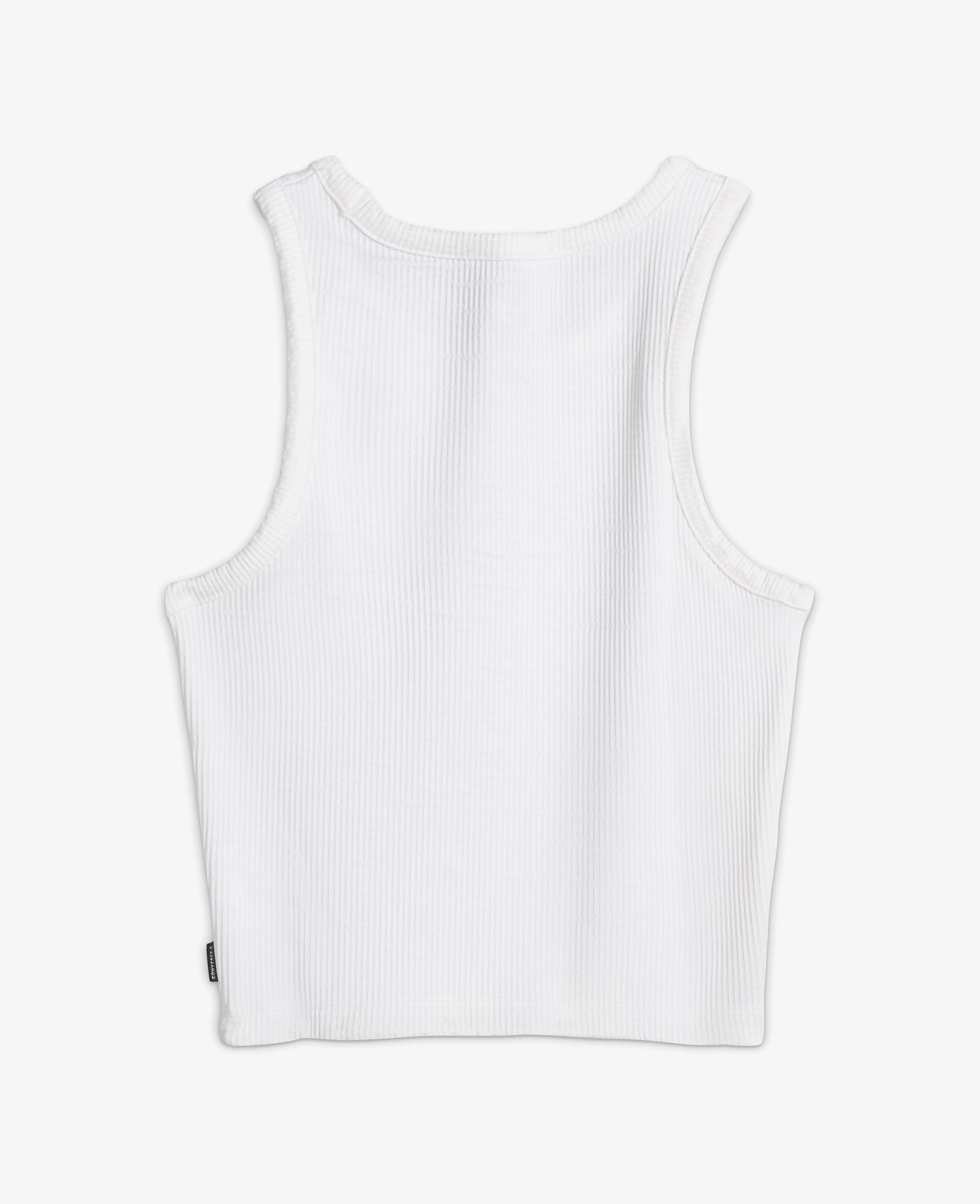 Converse Ribbed Knit Kadın Beyaz T-Shirt