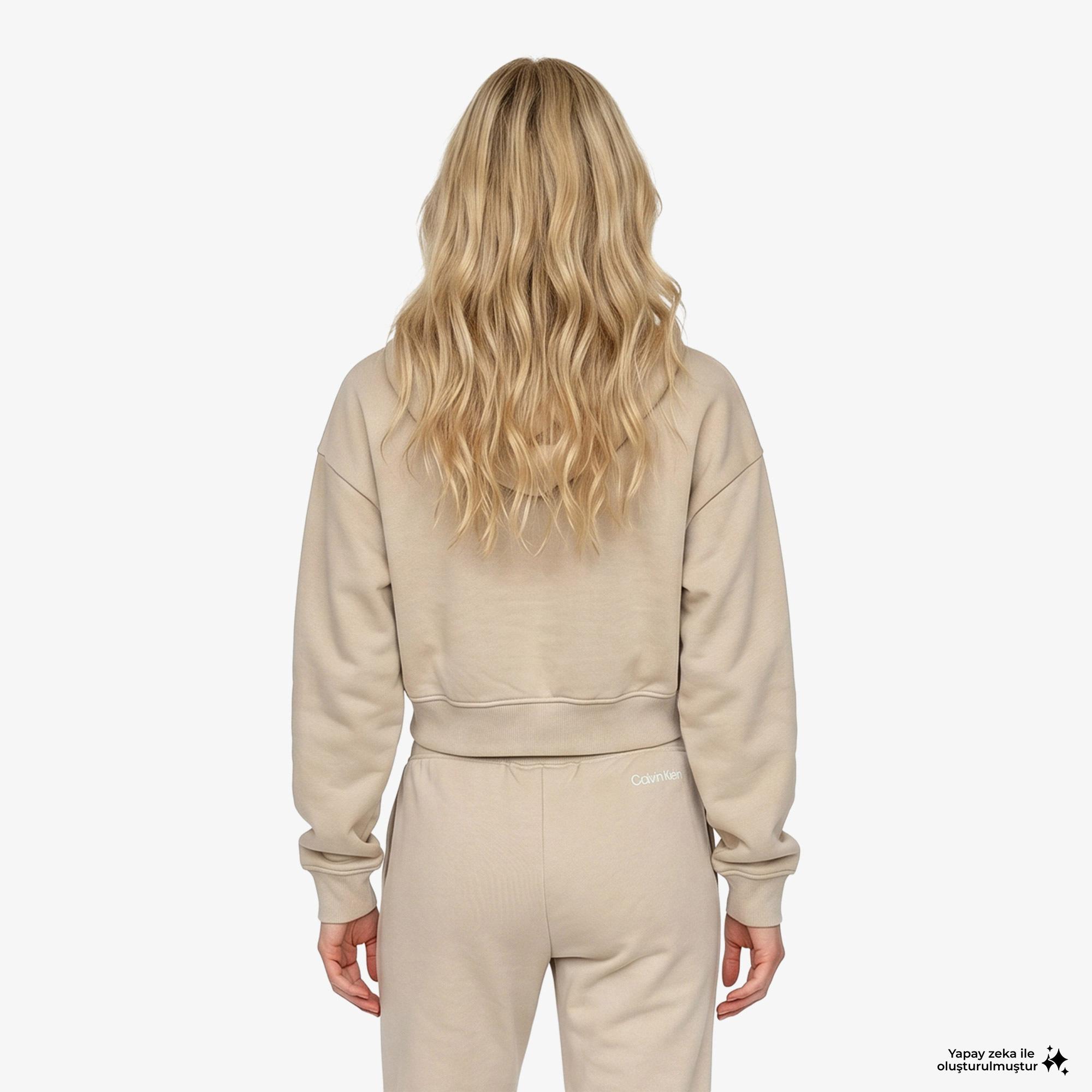Calvin Klein Kadın Sarı Sweatshirt