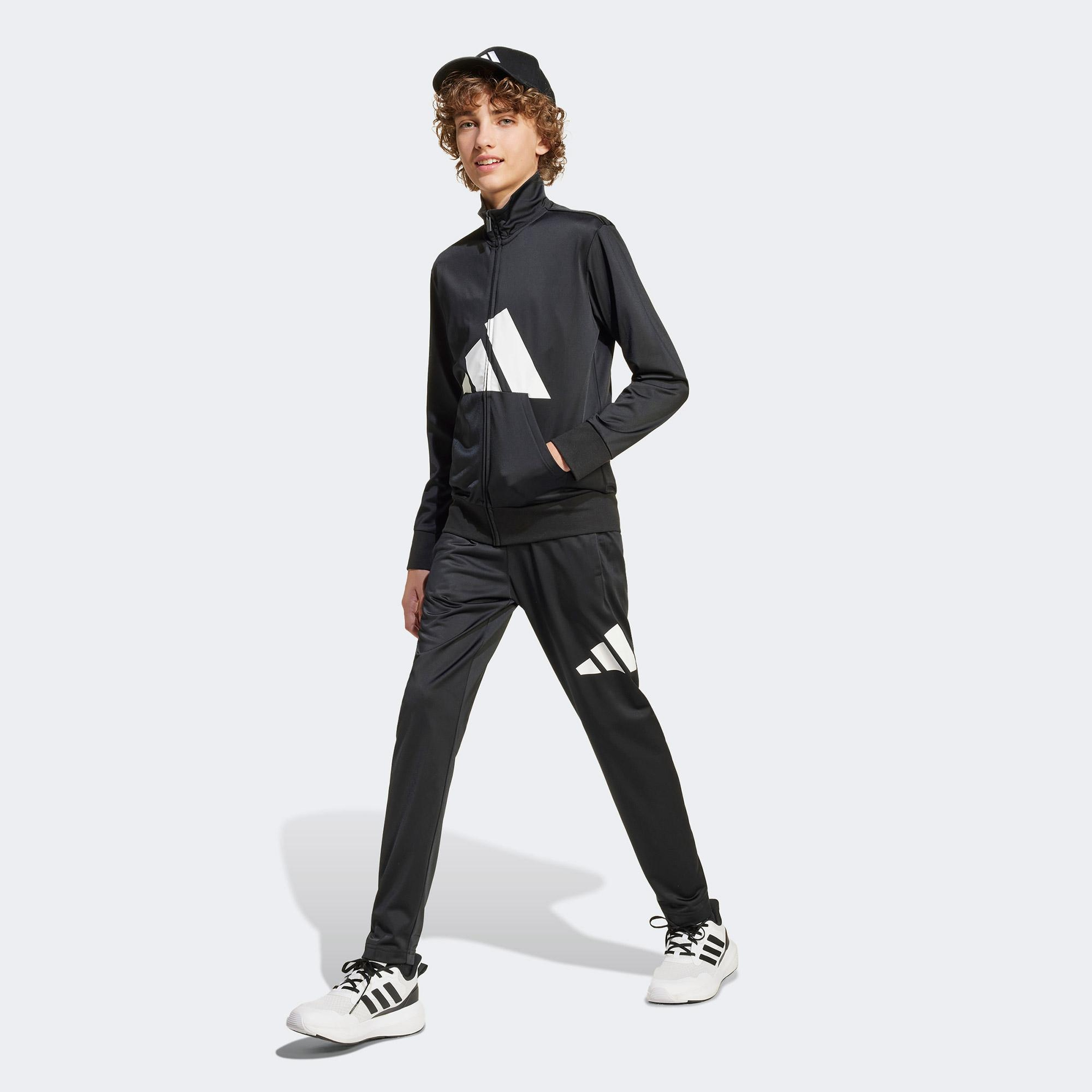 adidas Essentials Climacool Çocuk Siyah Eşofman Takımı