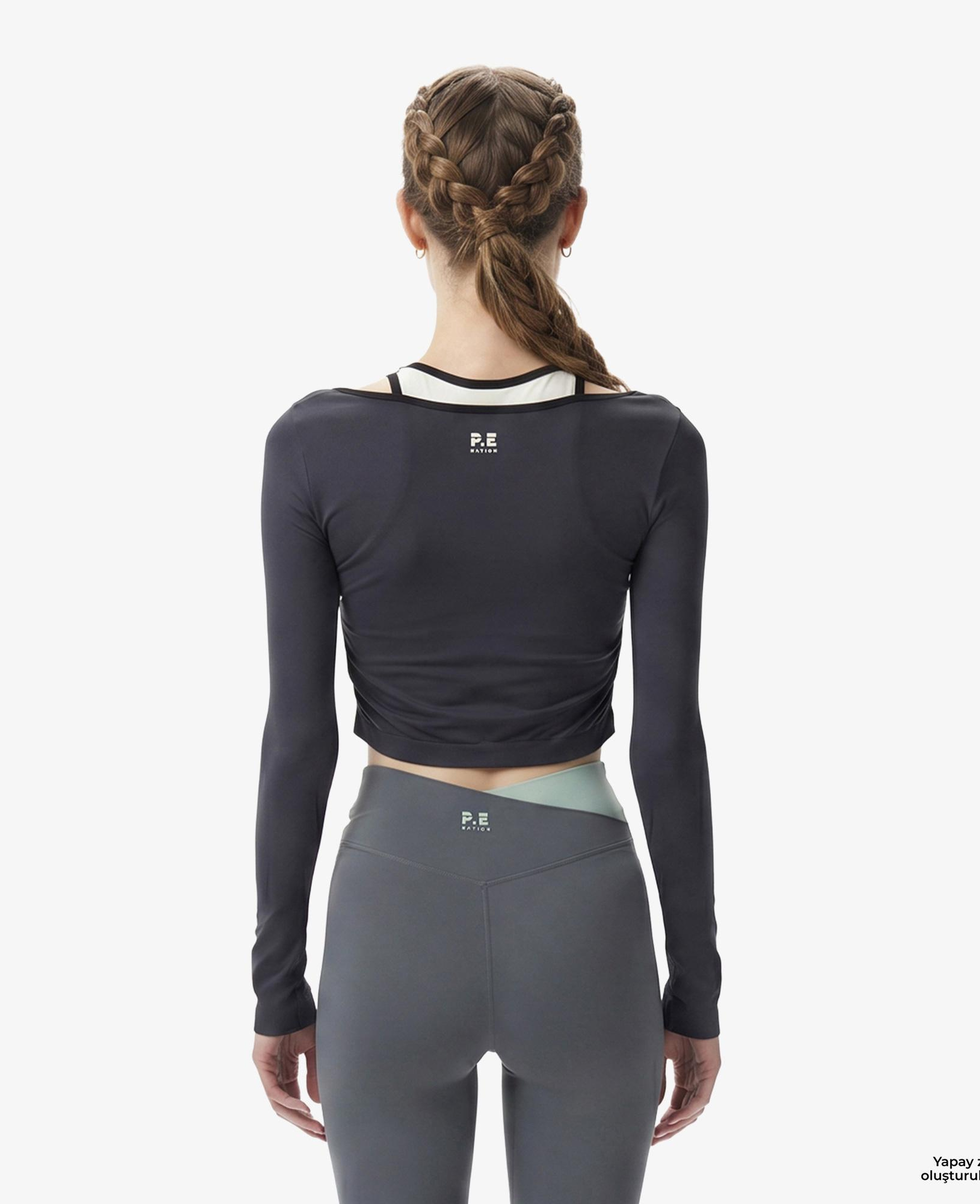 P.E Nation Sutton Cropped Kadın Mavi T-Shirt