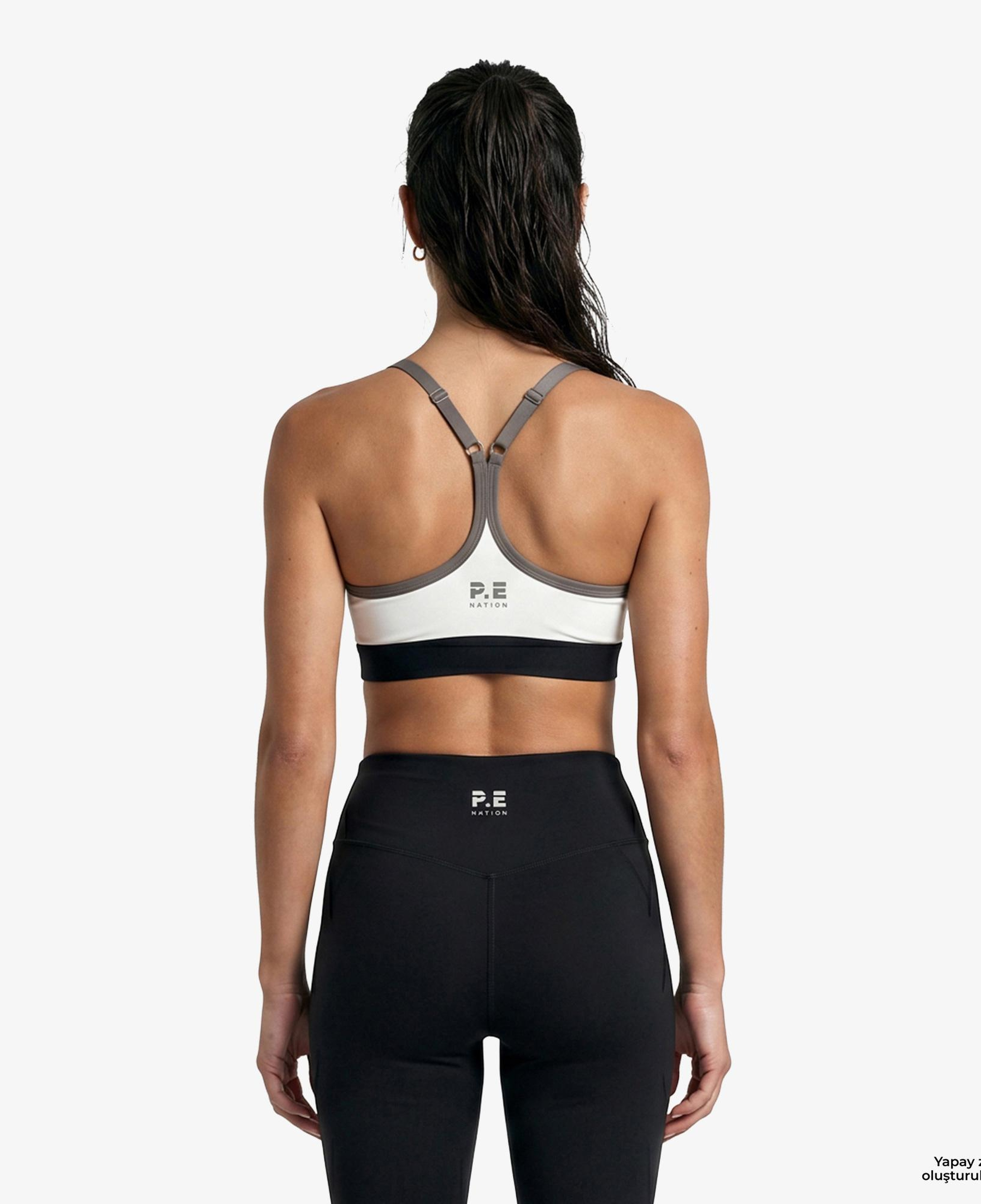 P.E Nation Signature Sports Kadın Beyaz Bra