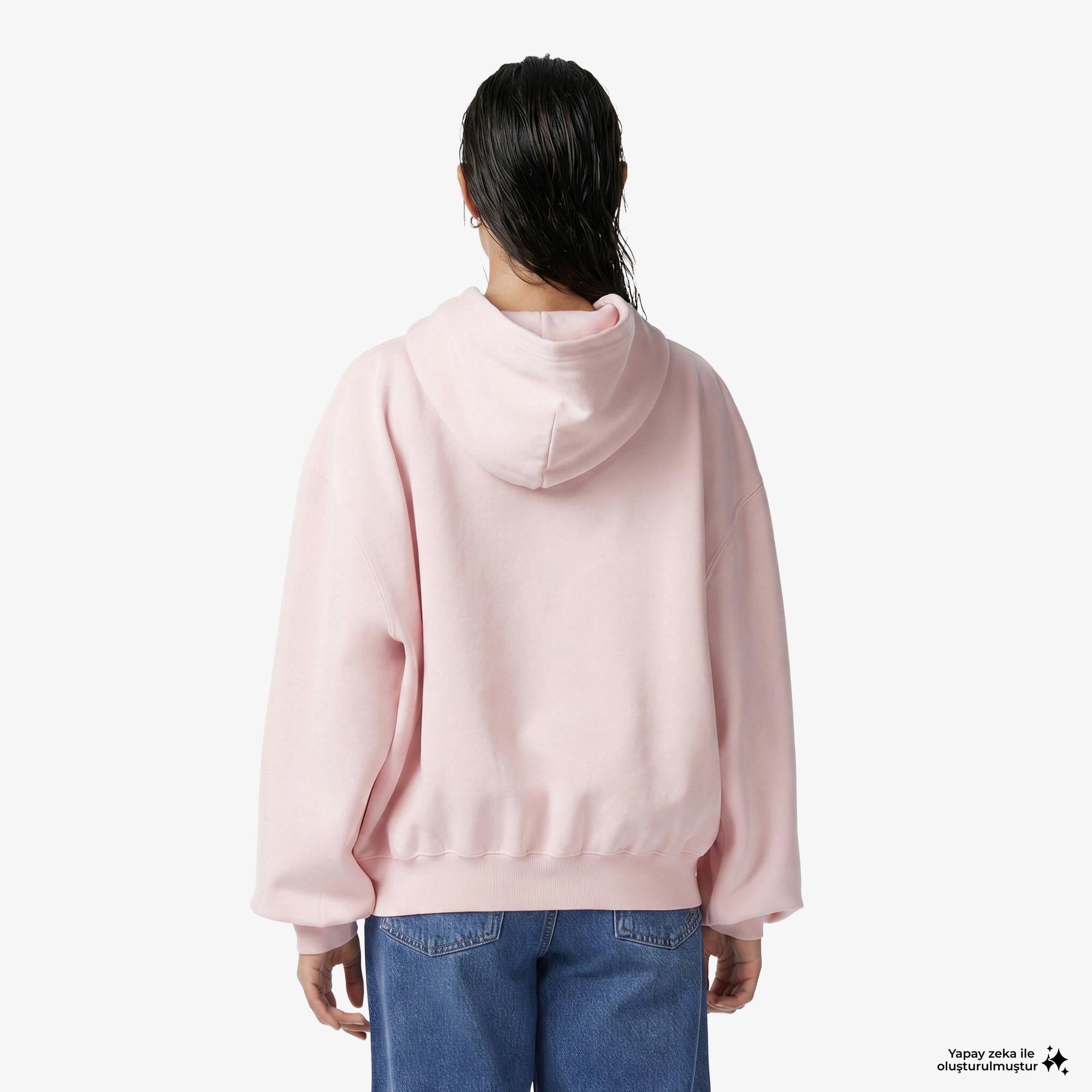 P.E Nation Peak Kadın Pembe Hoodie