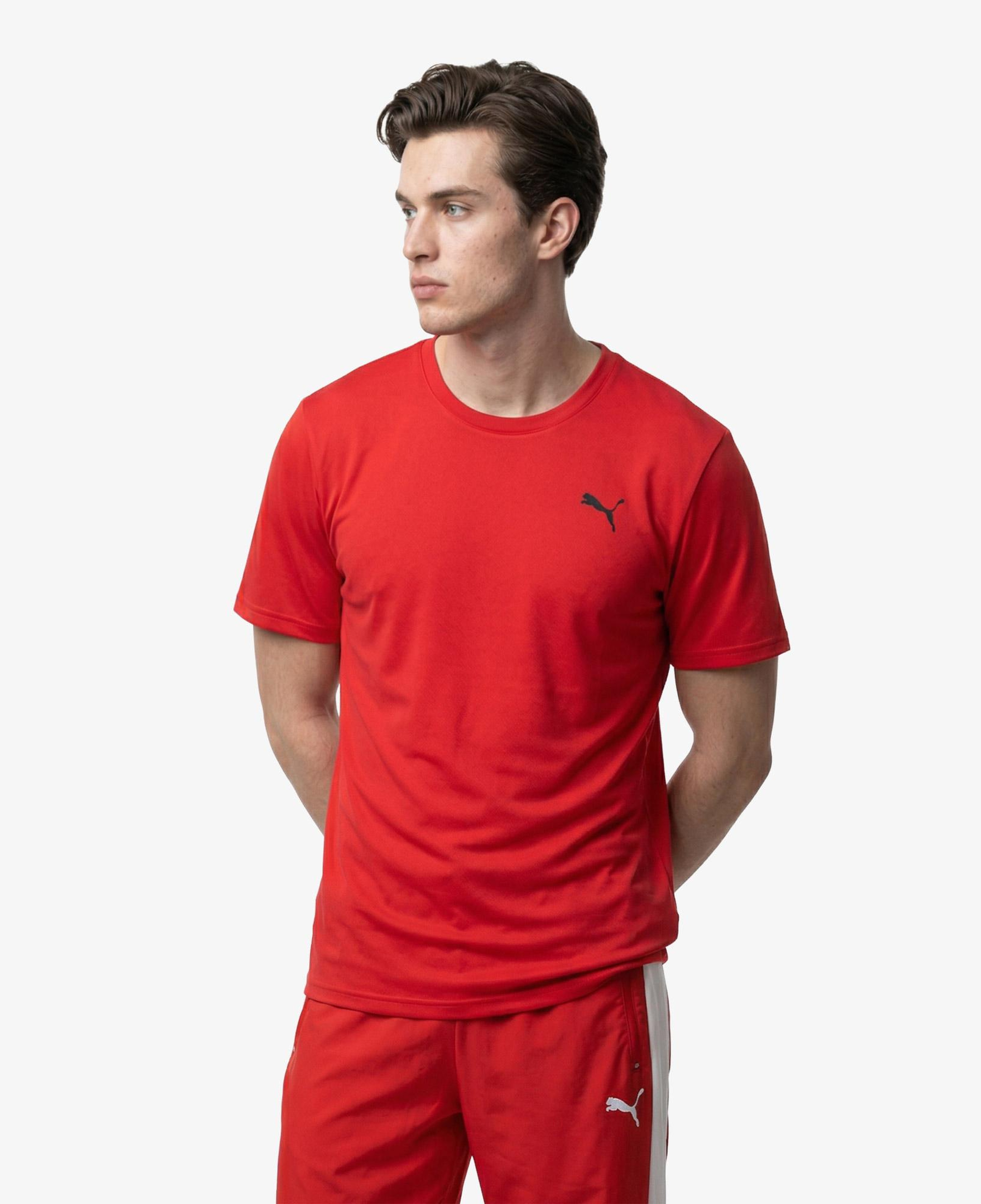 Puma Tad Ess Solid Cat Lc Erkek Kırmızı Antrenman T-Shirt