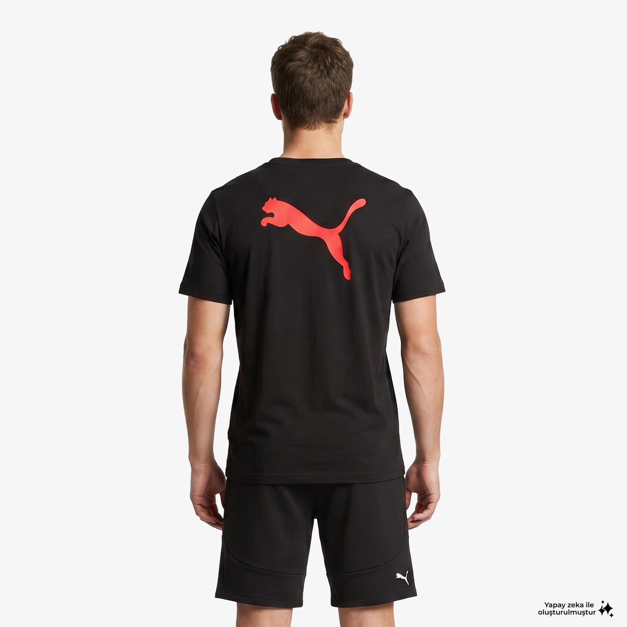 Puma Individualrise Logo Erkek Siyah Forma
