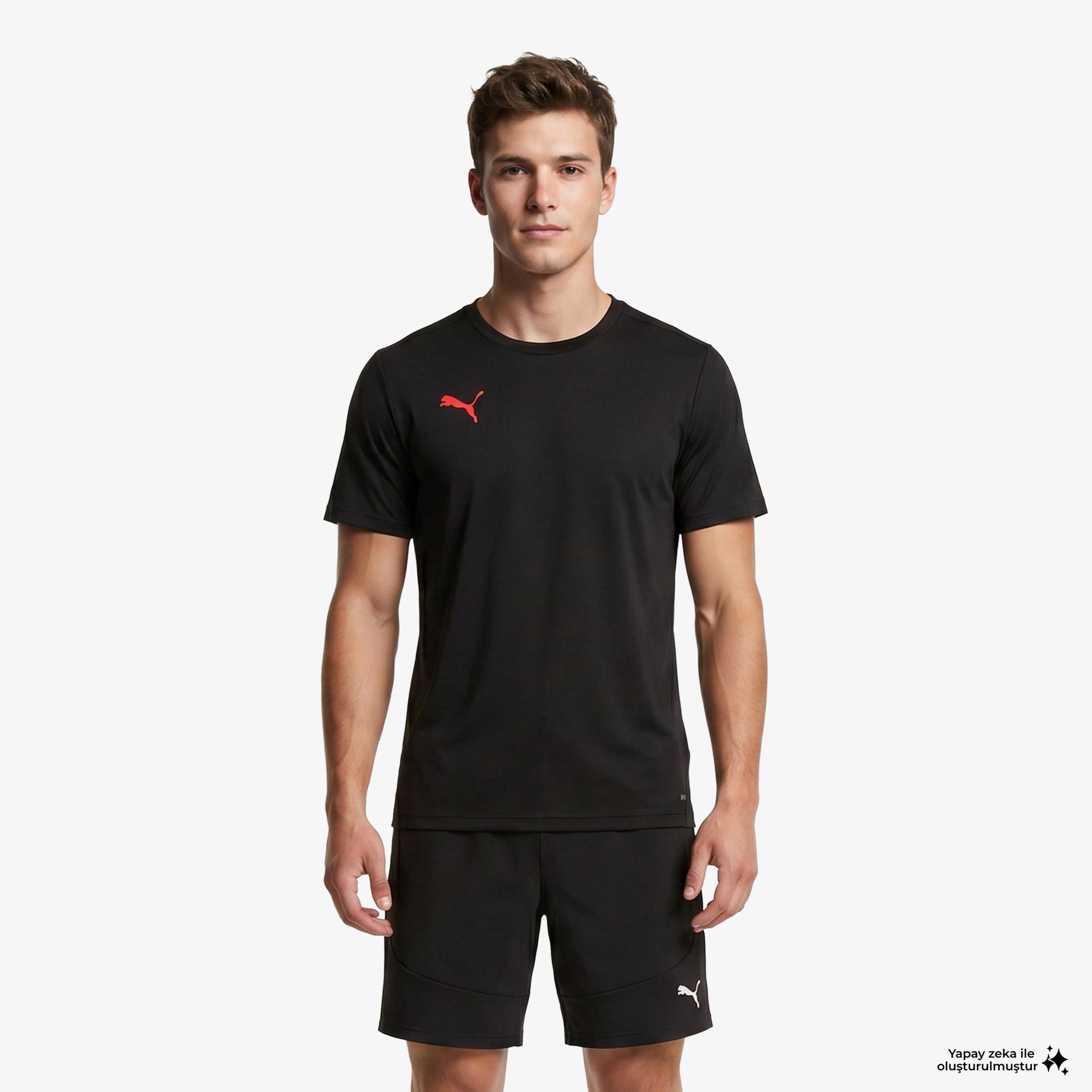 Puma Individualrise Logo Erkek Siyah Forma