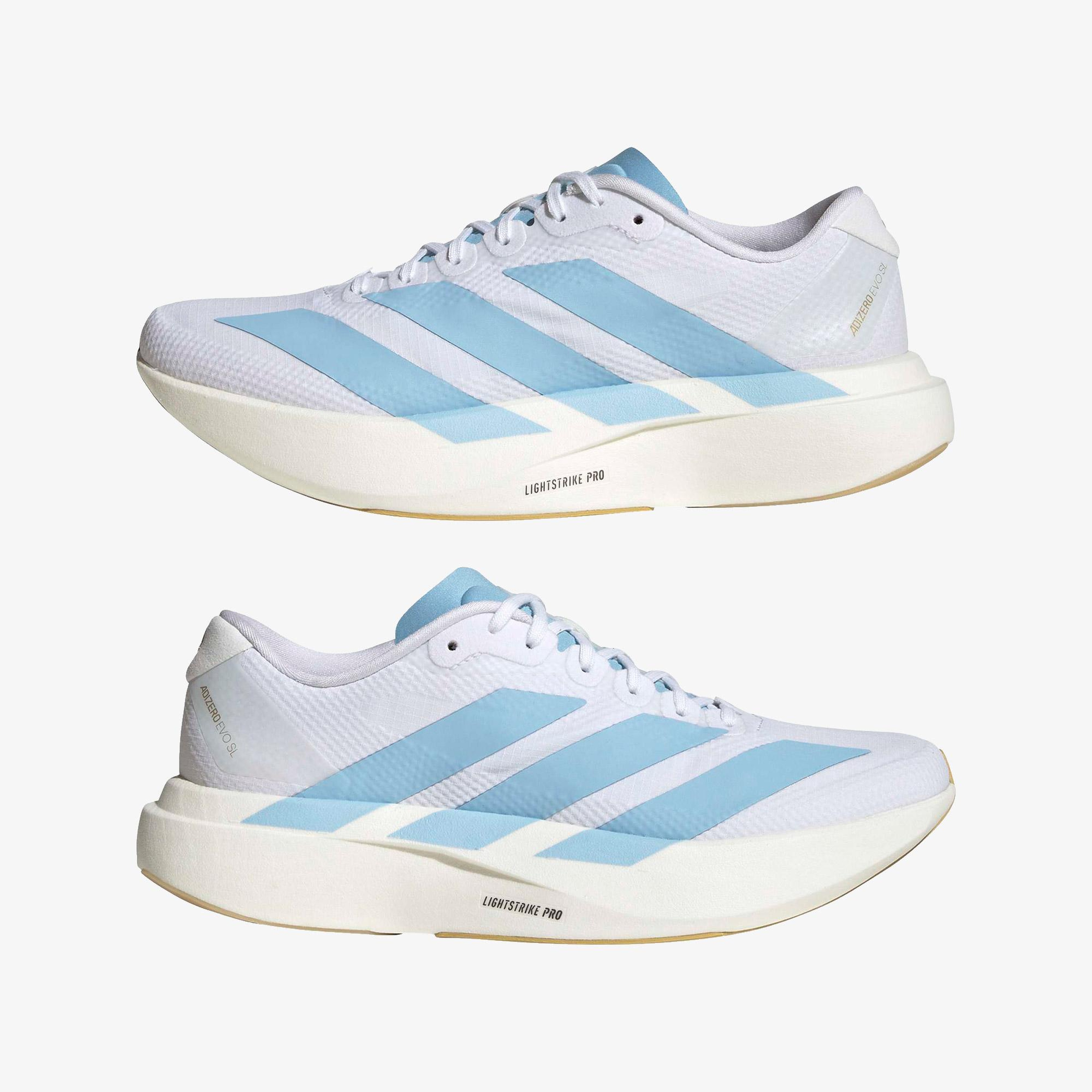 adidas Adizero Evo Sl Kadın Beyaz Koşu Ayakkabısı