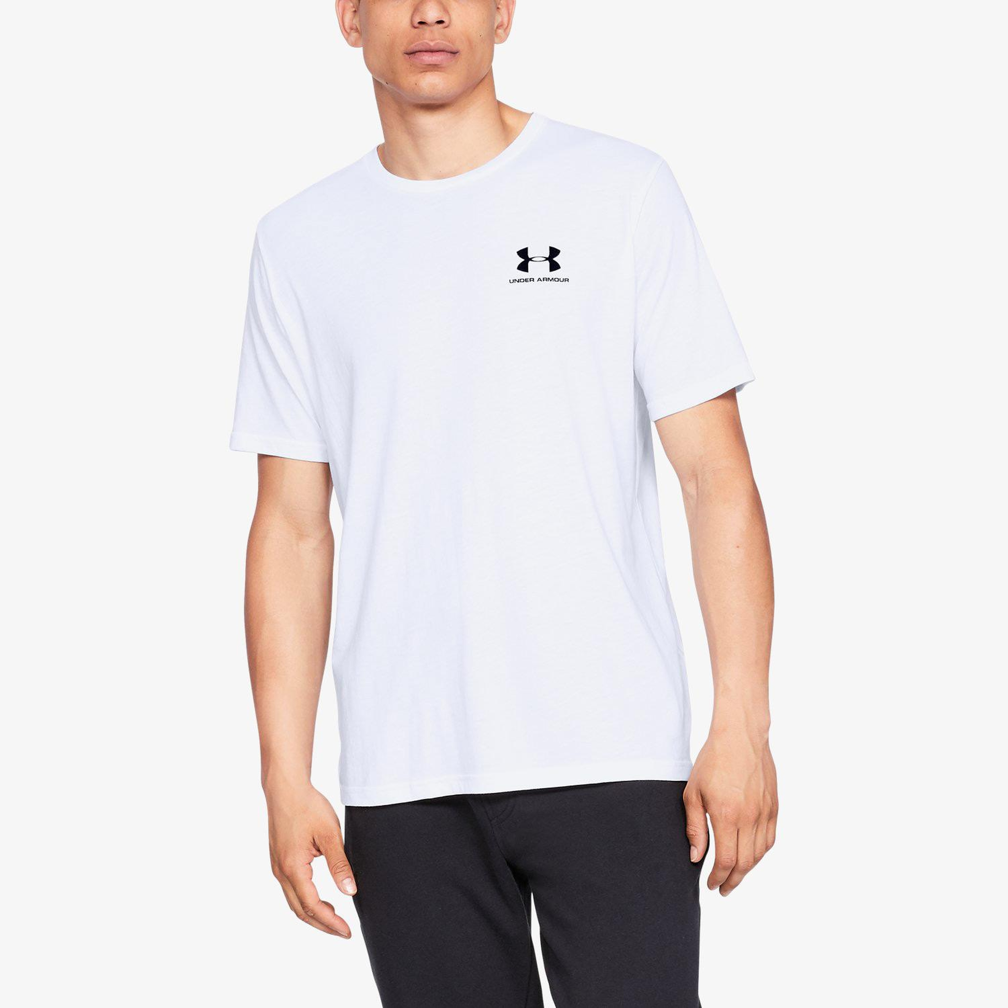 Under Armour Sportstyle Lc Ss Erkek Beyaz T-Shirt