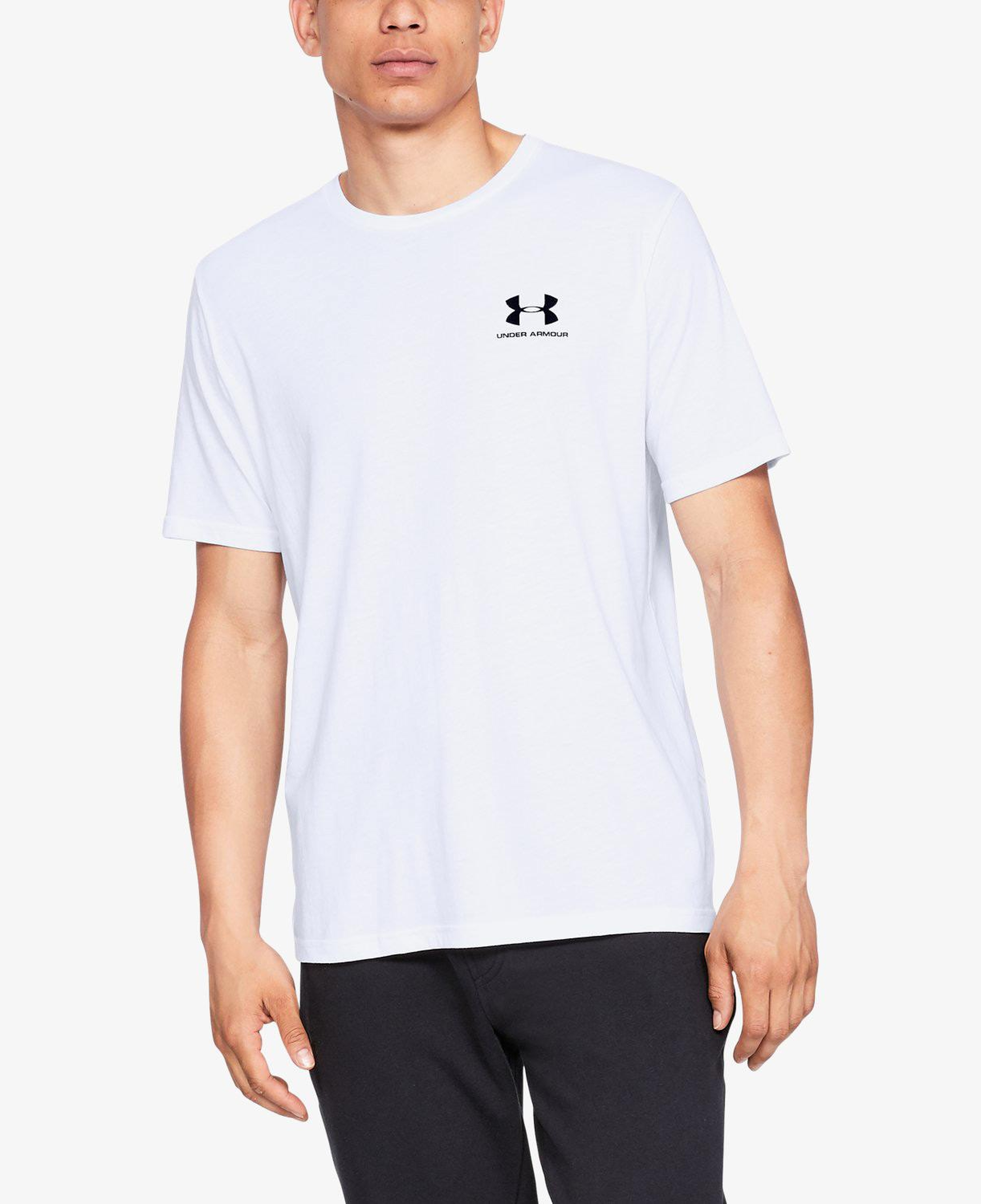 Under Armour Sportstyle Lc Ss Erkek Beyaz T-Shirt