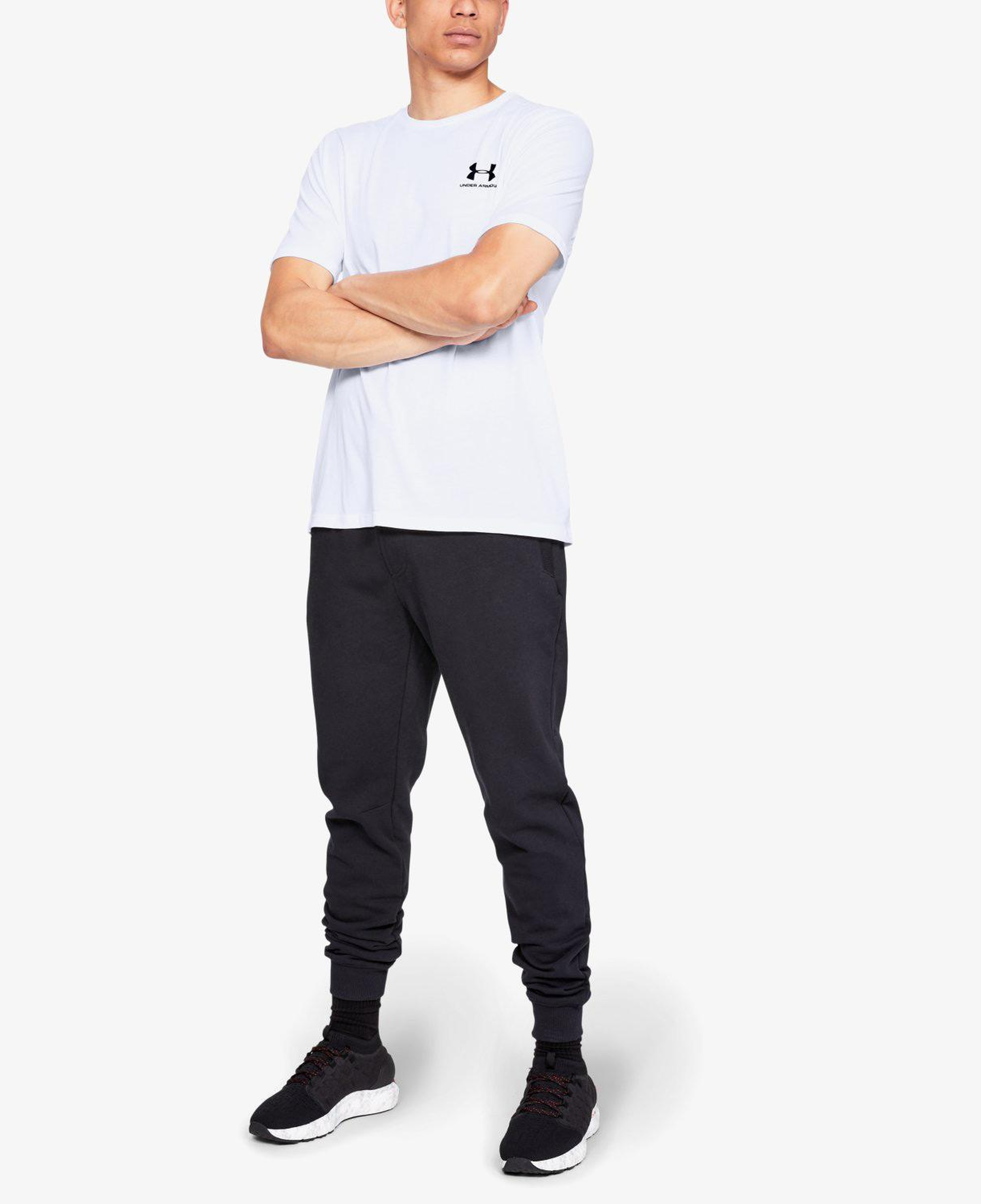 Under Armour Sportstyle Lc Ss Erkek Beyaz T-Shirt
