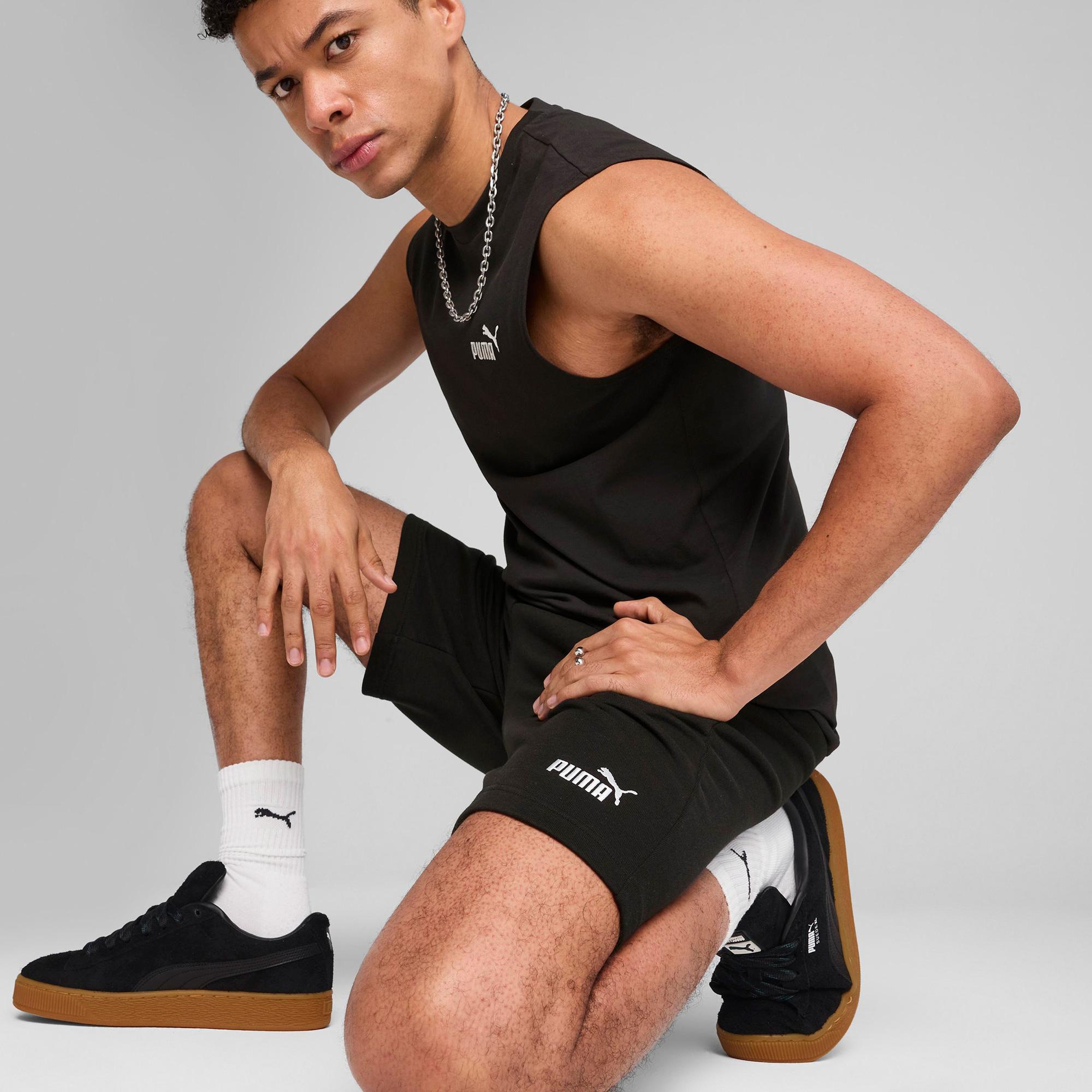 Puma Ess No. 1 Logo Erkek Siyah Şort