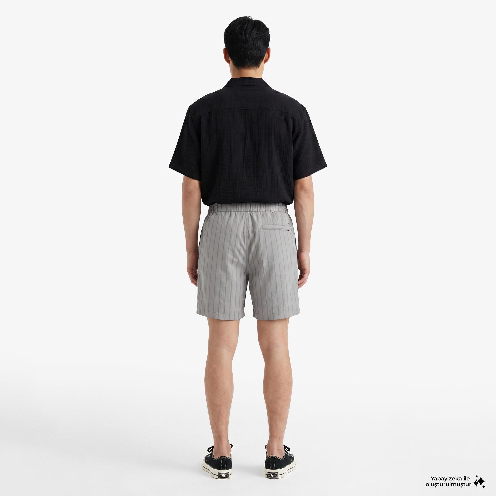 UNITED4 Regular Fit Erkek Gri Şort