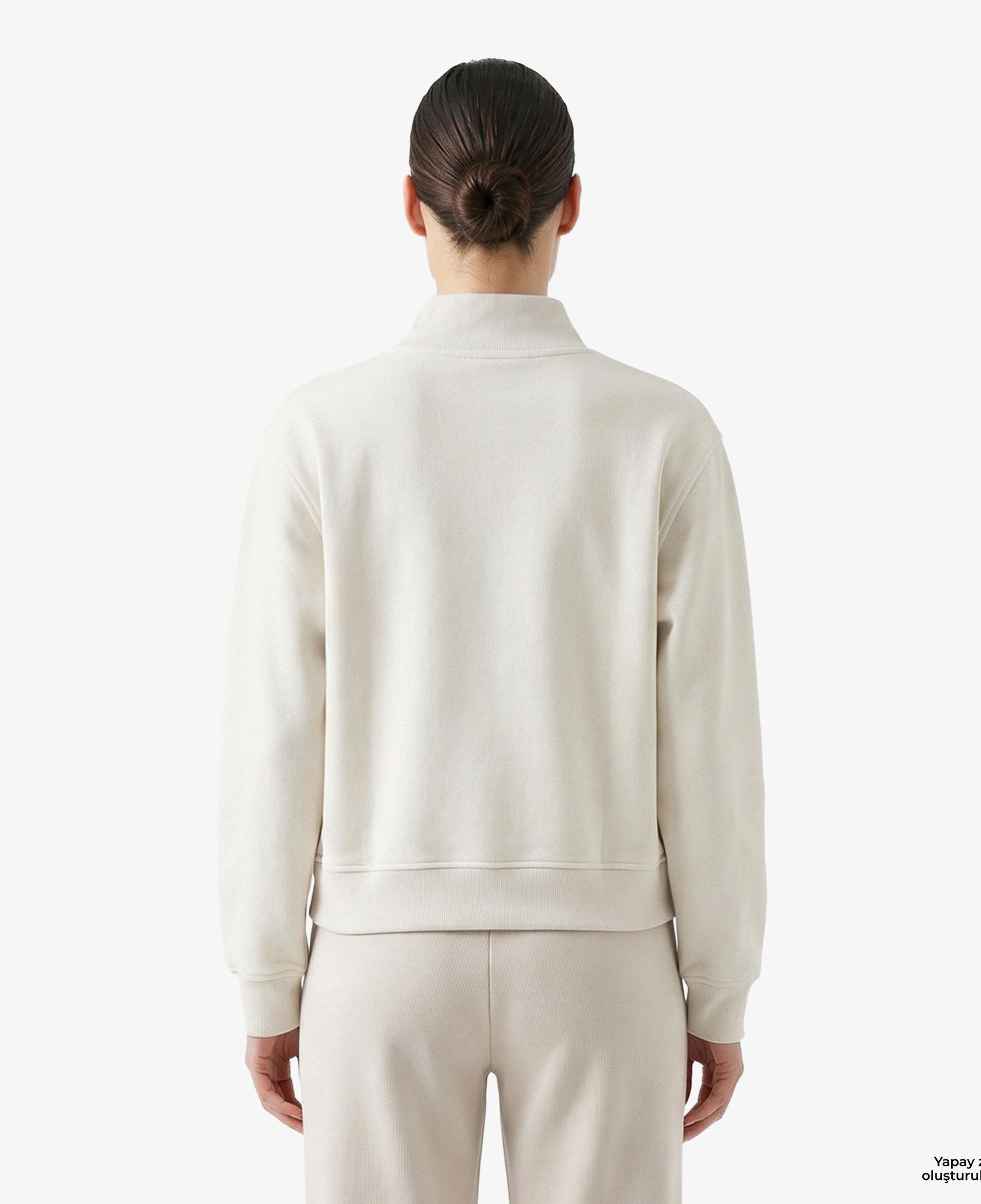 Anta Fearless Trip Kadın Beyaz Sweatshirt