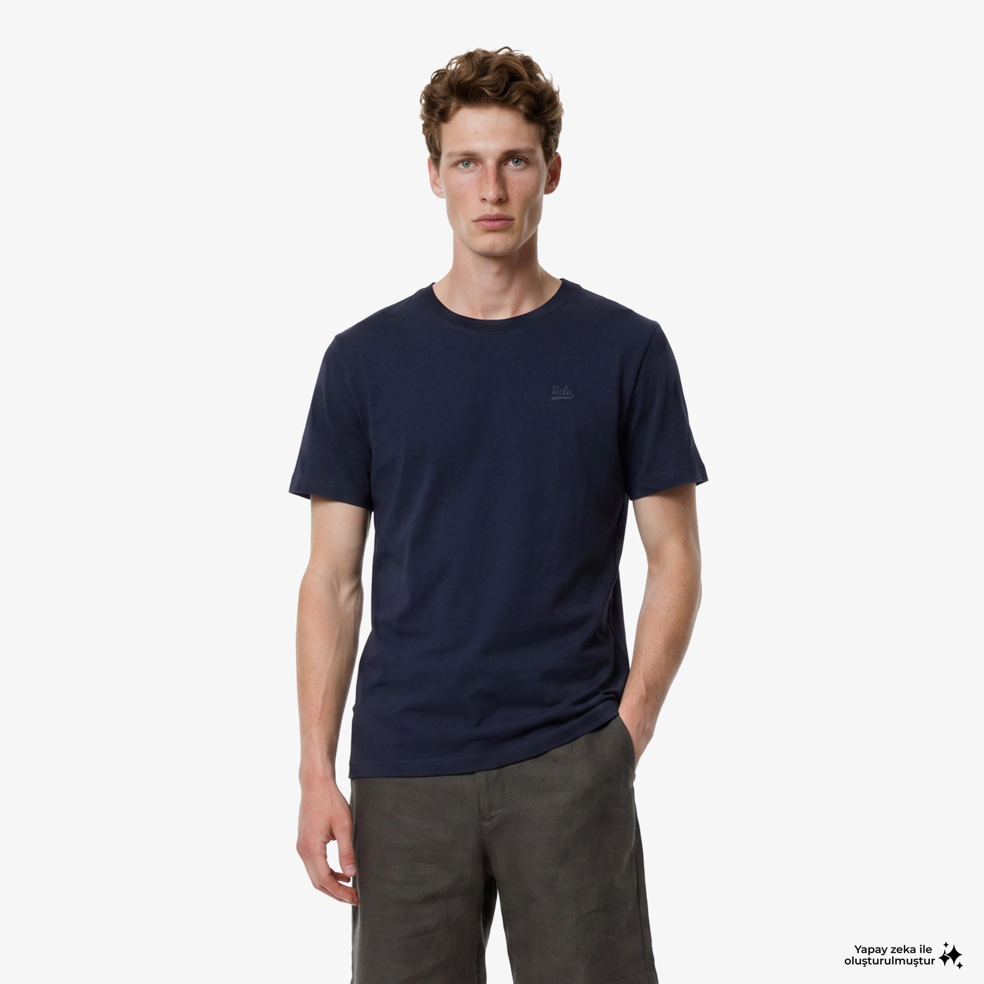 Ucla Regular Fit Erkek Lacivert T-Shirt