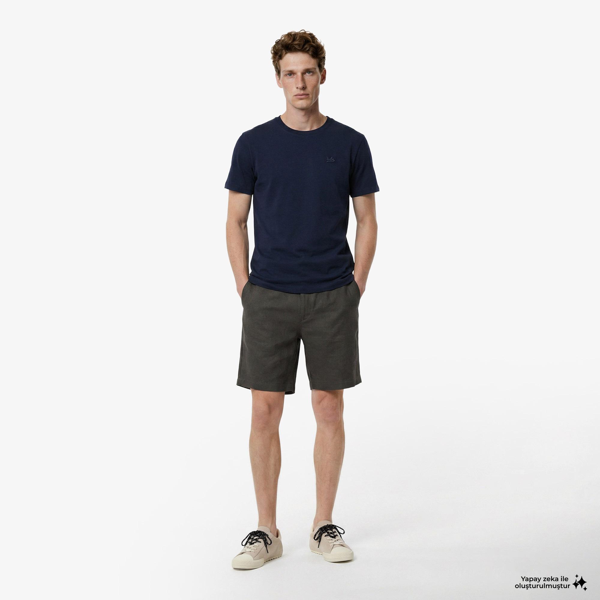 Ucla Regular Fit Erkek Lacivert T-Shirt