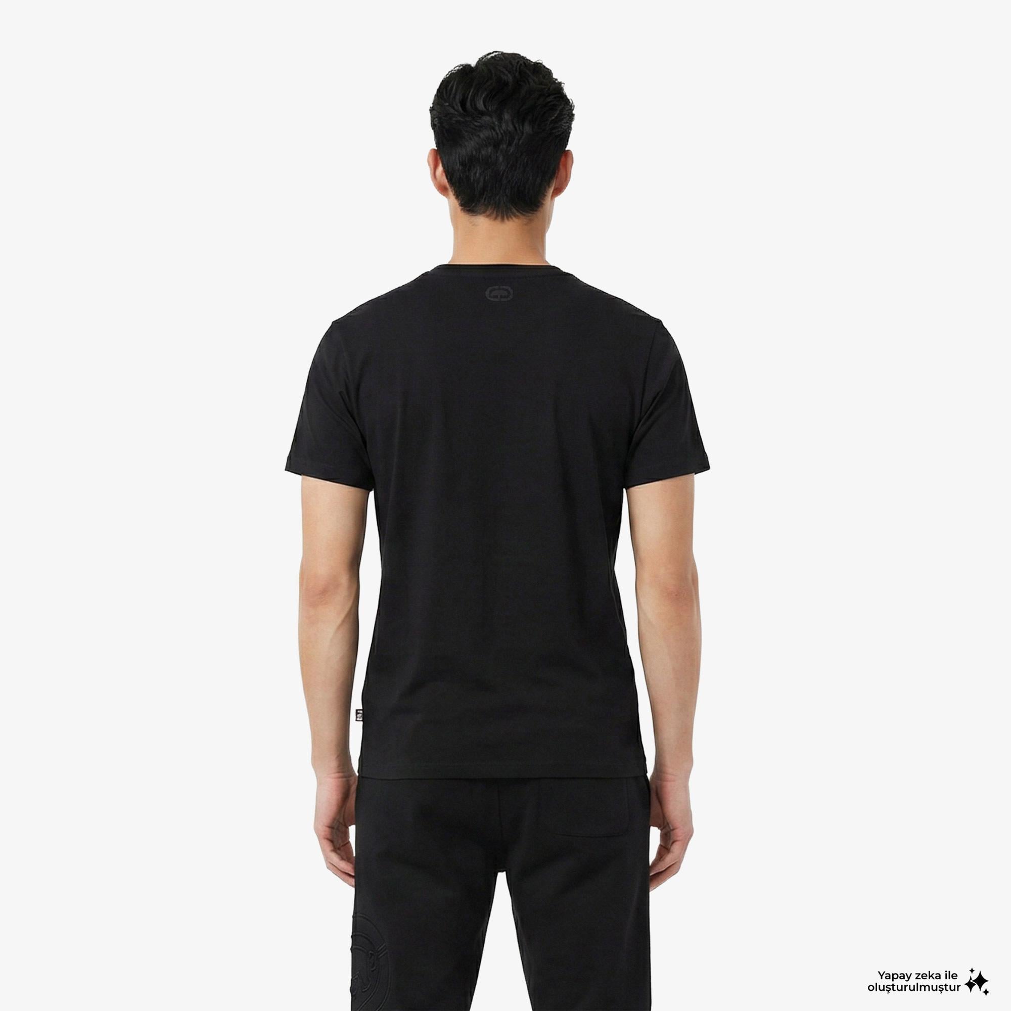 Ecko Johnson Erkek Siyah T-Shirt