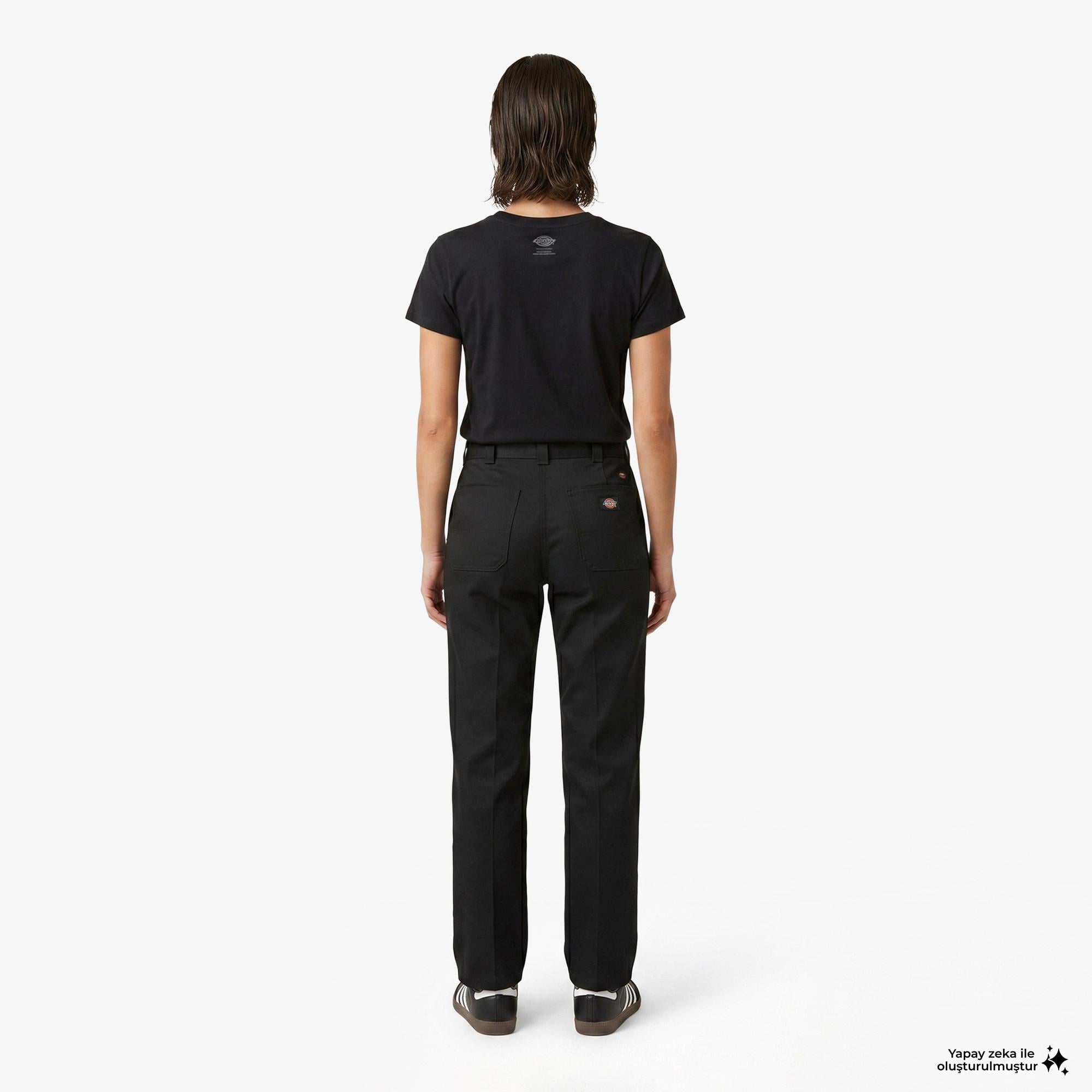 Dickies Union Loose Straight Kadın Siyah Pantolon