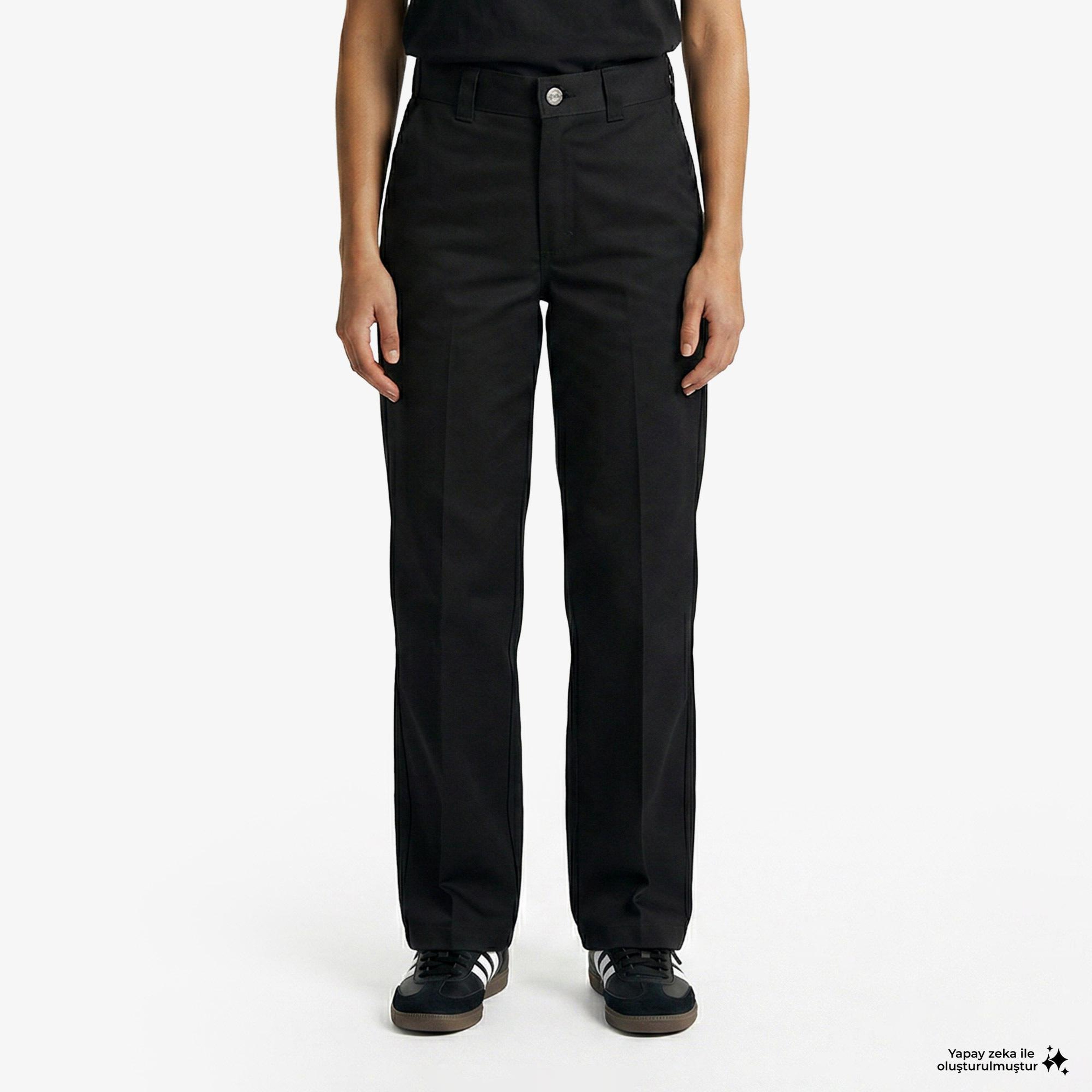 Dickies Union Loose Straight Kadın Siyah Pantolon